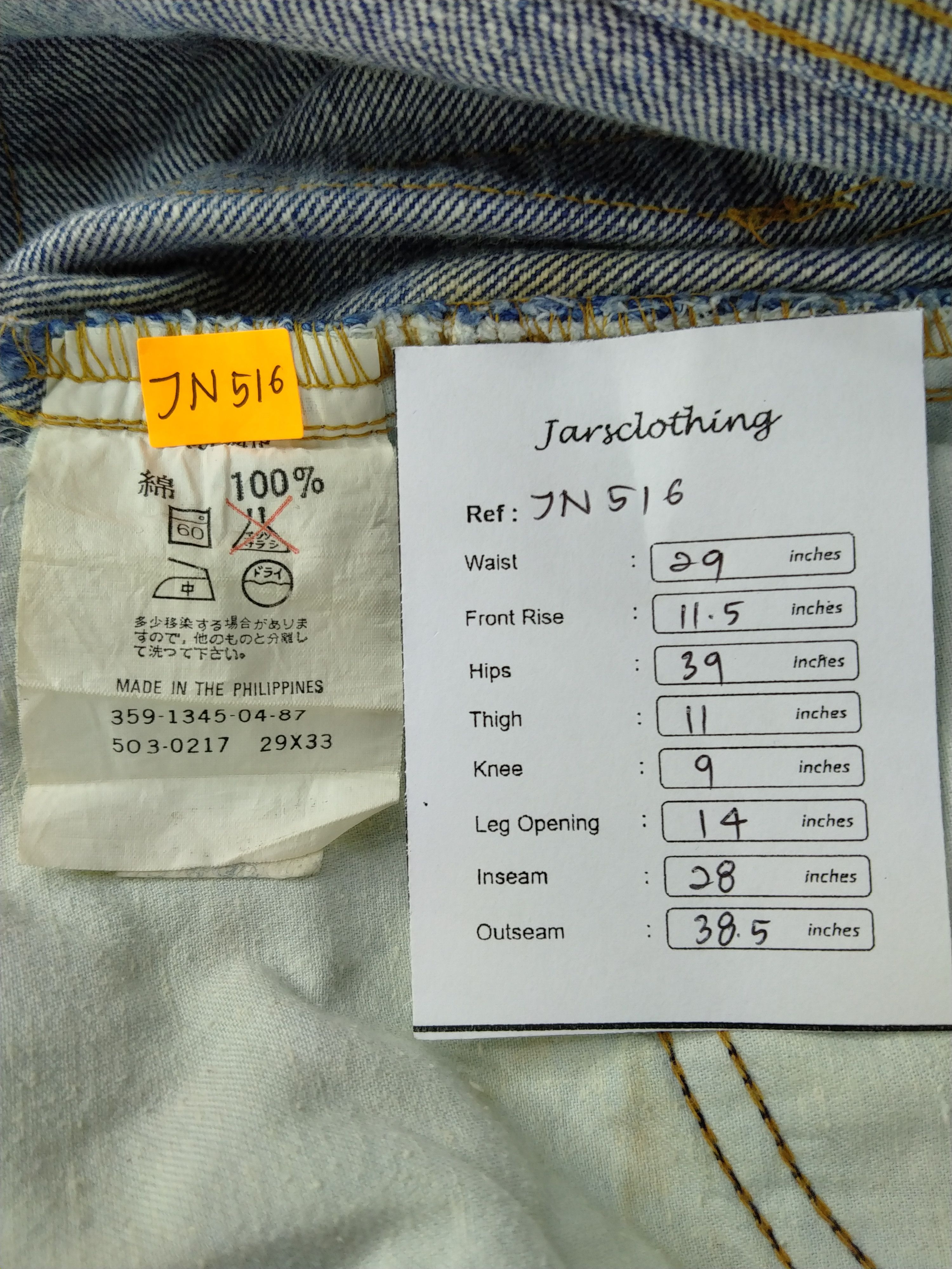 Levi's Acid Wash Vintage Levi's 503 Denim 29 x 28 -JN516 Size US 29 - 8 Thumbnail