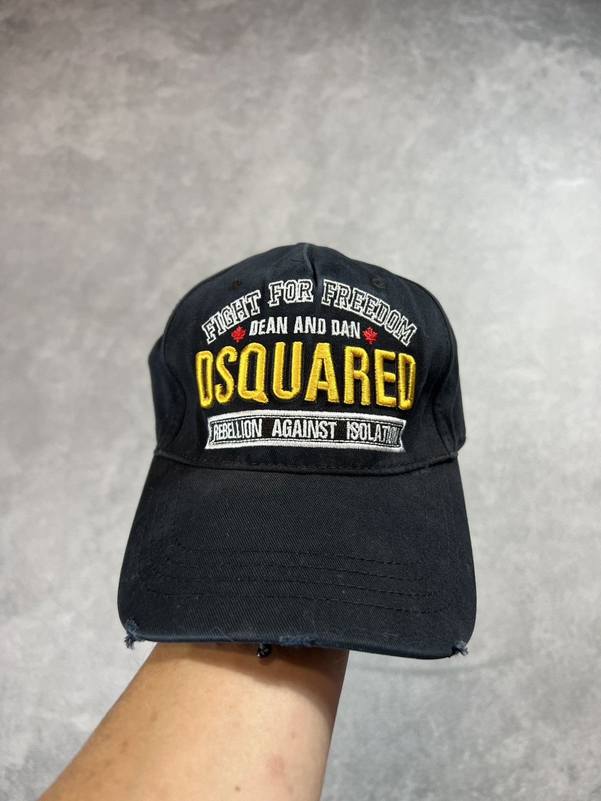 Dsquared2 🔥Vintage Dsquared2 Distressed Rare Rick Owen's style Cap Size ONE SIZE - 1 Thumbnail