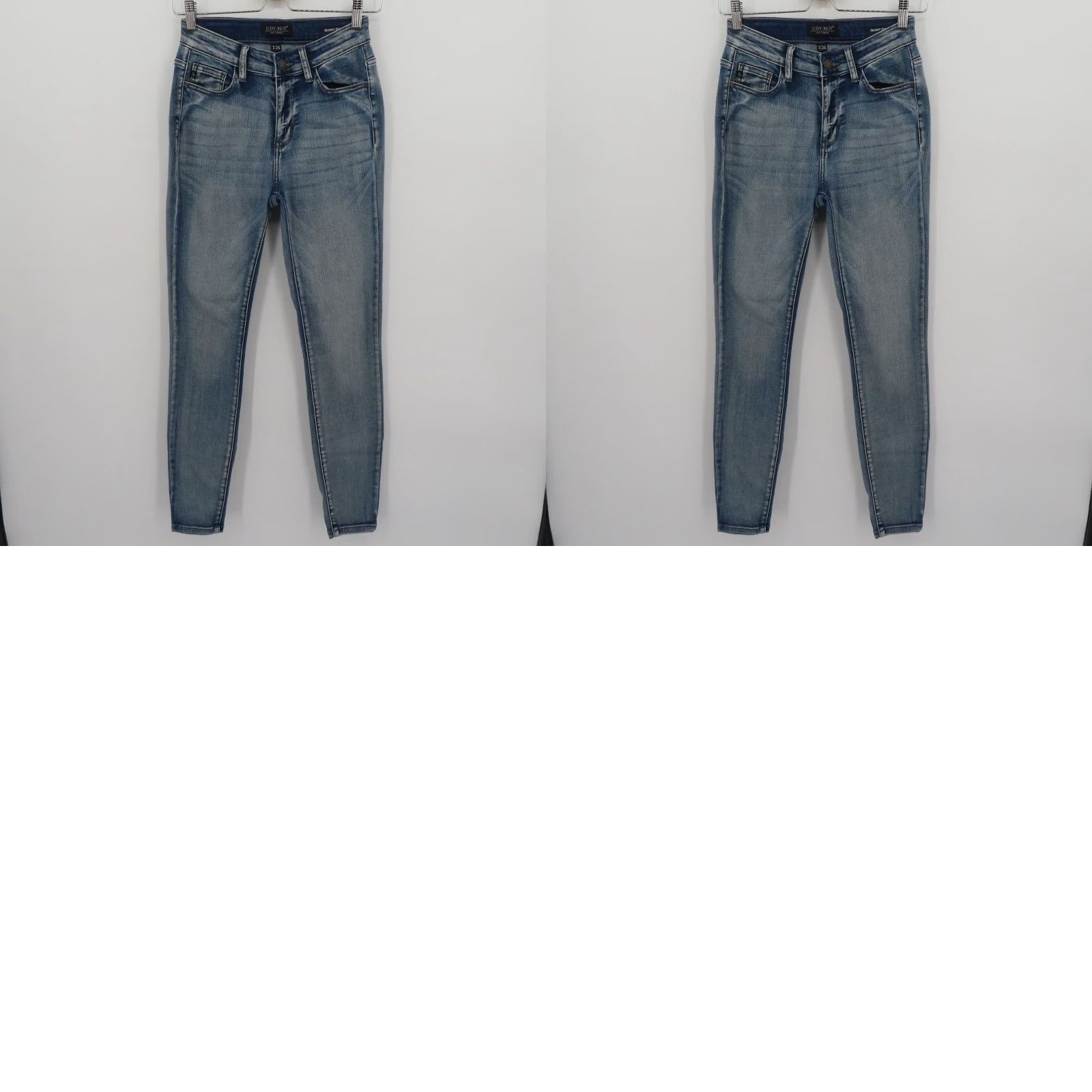 Denime Judy Blue Women Jeans Skinny Style JB82190LT 26 3 26 Whiskered Blue Denim Pants Size 26" / US 2 / IT 38 - 9 Thumbnail