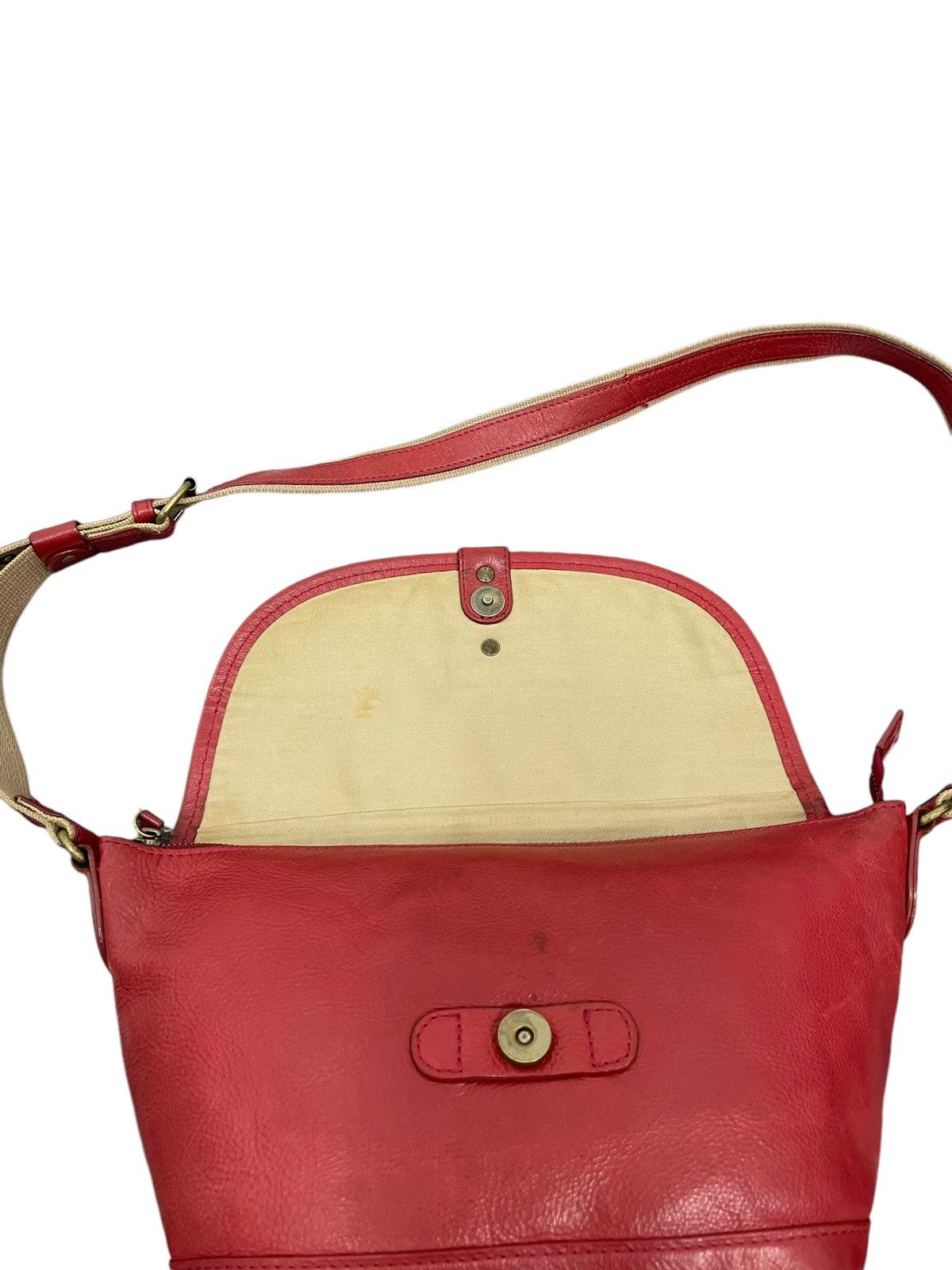 Japanese Brand Full Leather Effy Modern Design Cross Body Bag 1🟩0 Size ONE SIZE - 20 Thumbnail