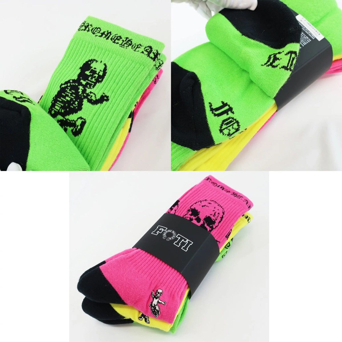 Chrome Hearts Chrome Hearts Foti socks size L Size ONE SIZE - 4 Thumbnail