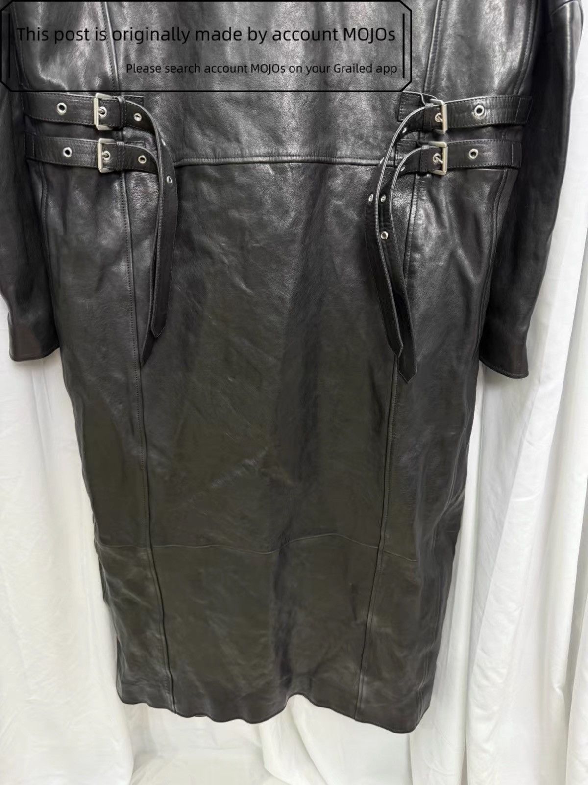 Ann Demeulemeester Sz 48 Ann Demeulemeester 24AW Leather Fur Rider Coat mojos70 Size US M / EU 48-50 / 2 - 7 Thumbnail