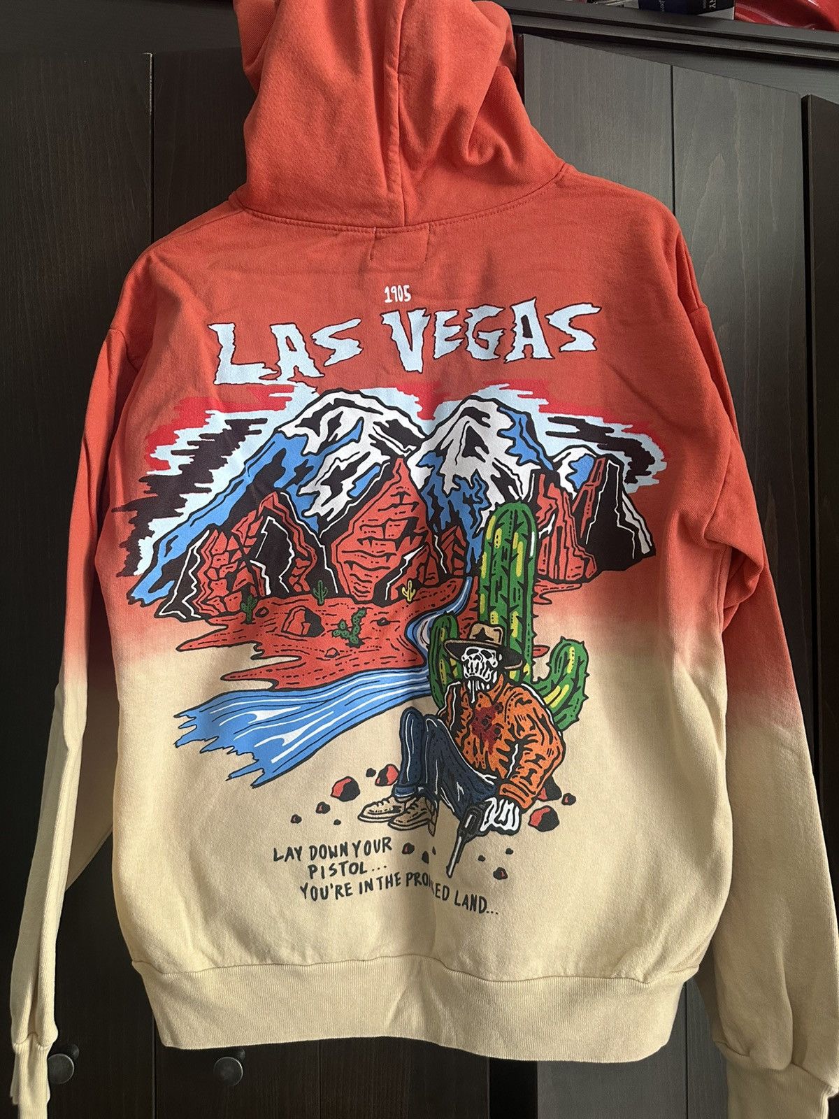 Warren Lotas Promised Land Retro Ombre Hoodie