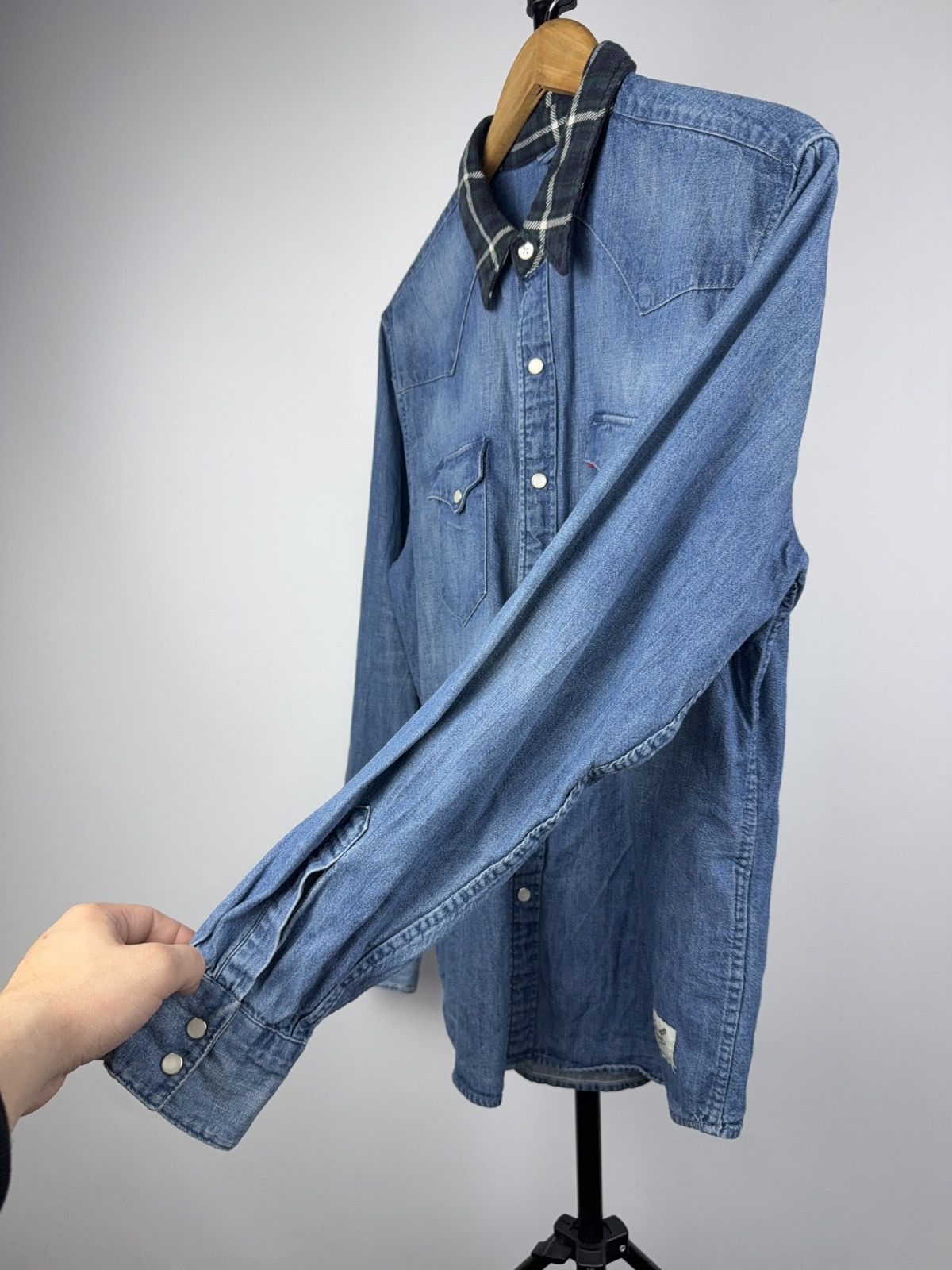 Levi's 00s Retro Levi’s x Justin Timberlake Denim Western Shirt M Size US M / EU 48-50 / 2 - 5 Thumbnail
