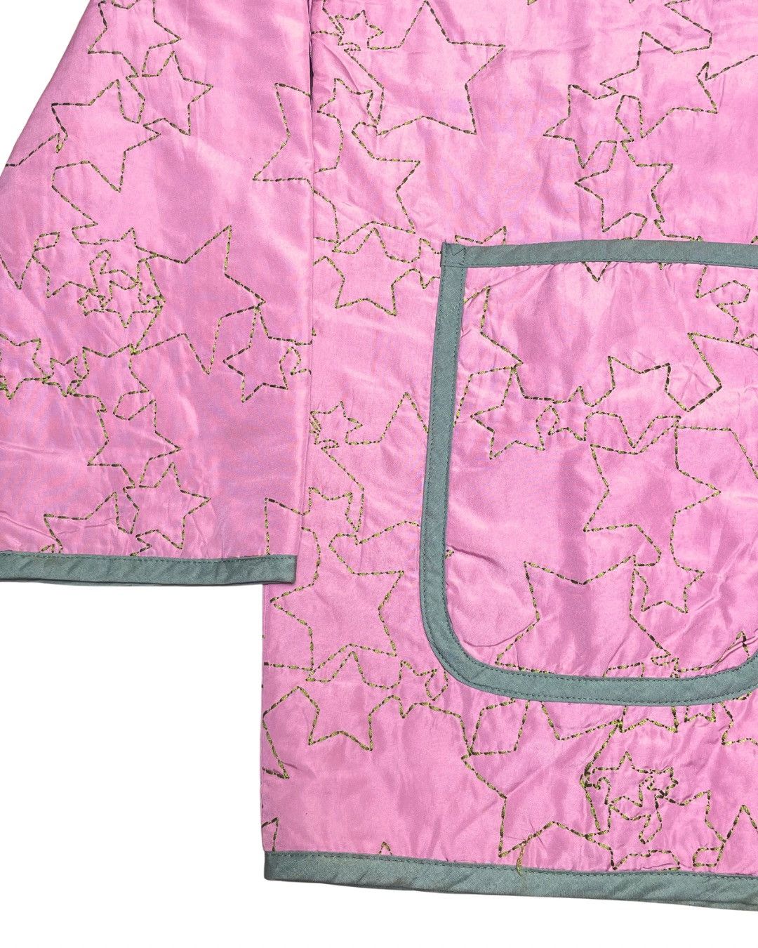 Japanese Brand Betty's Blue Star Stitch Quilted Work Jacket Size M / US 6-8 / IT 42-44 - 4 Thumbnail