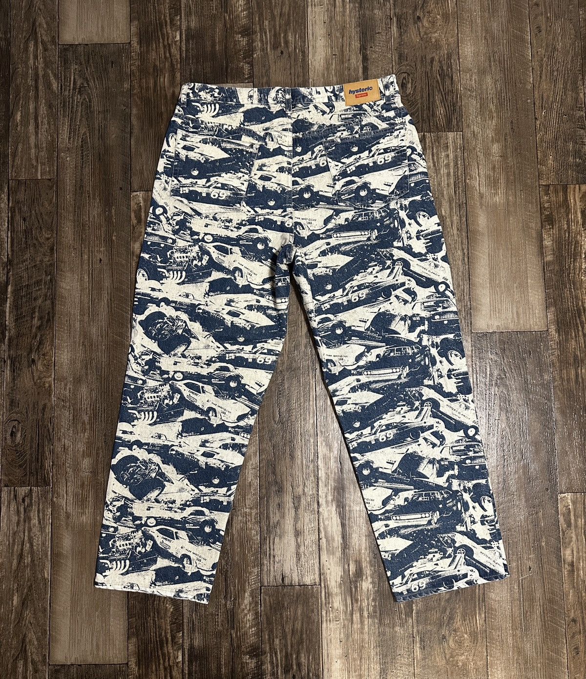 Hysteric Glamour × Supreme Supreme/Hysteric Glamour Cars Baggy Jeans Size US 36 / EU 52 - 6 Thumbnail