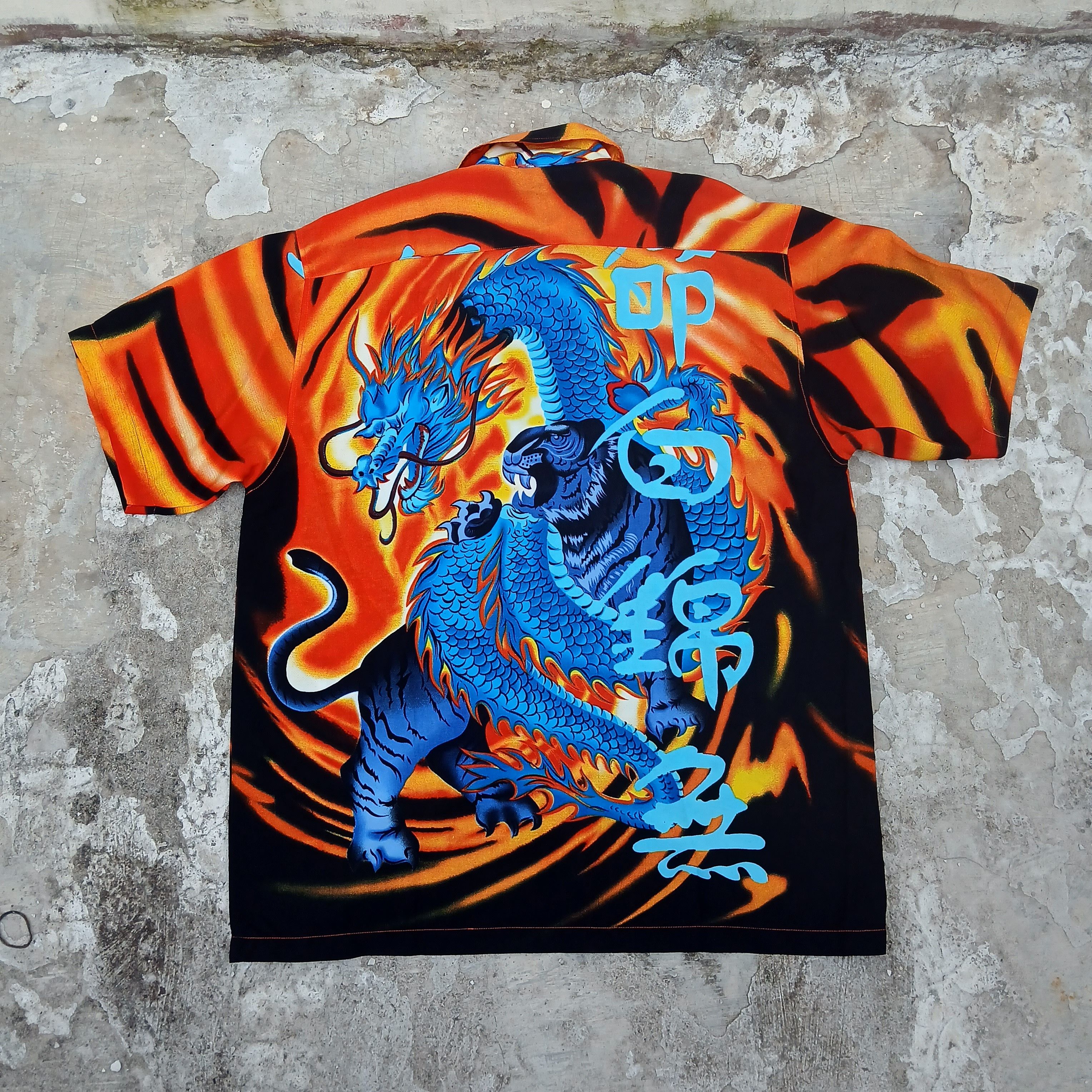 Japanese Brand × Vintage Y2k joker sukajan aop dragon tiger Size XL / US 12-14 / IT 48-50 - 2 Thumbnail