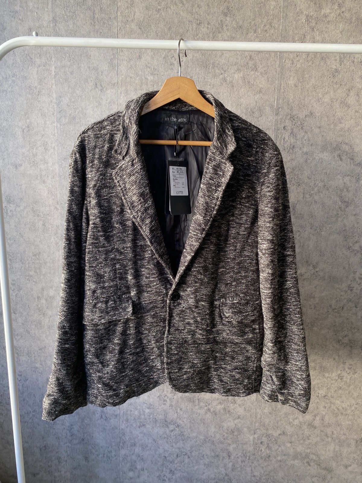 In The Attic NWT !!! In The Attic Japan Knit Blazer Size US M / EU 48-50 / 2 - 1 Thumbnail