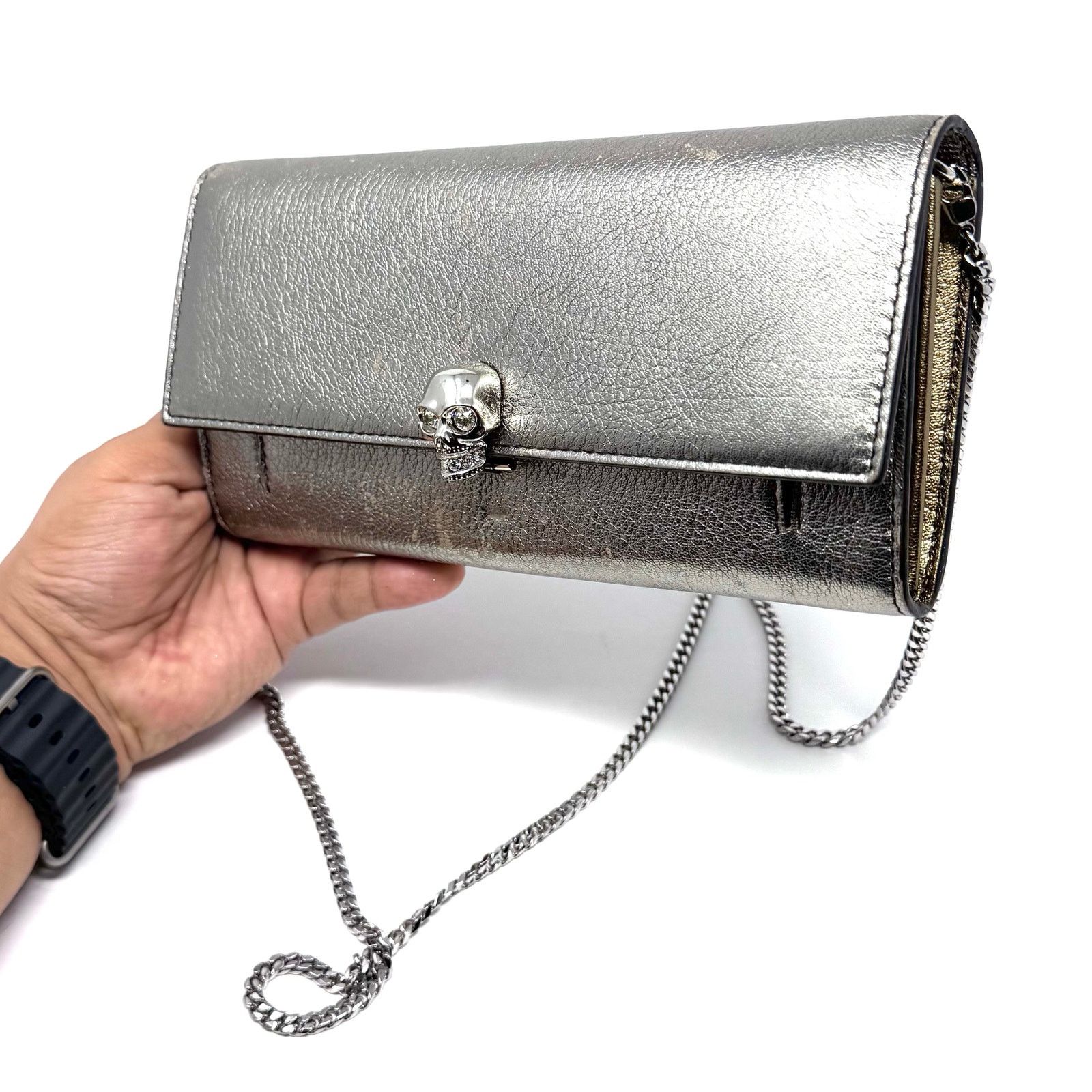 Alexander McQueen Alexander McQueen Chain Wallet Size ONE SIZE - 20 Thumbnail