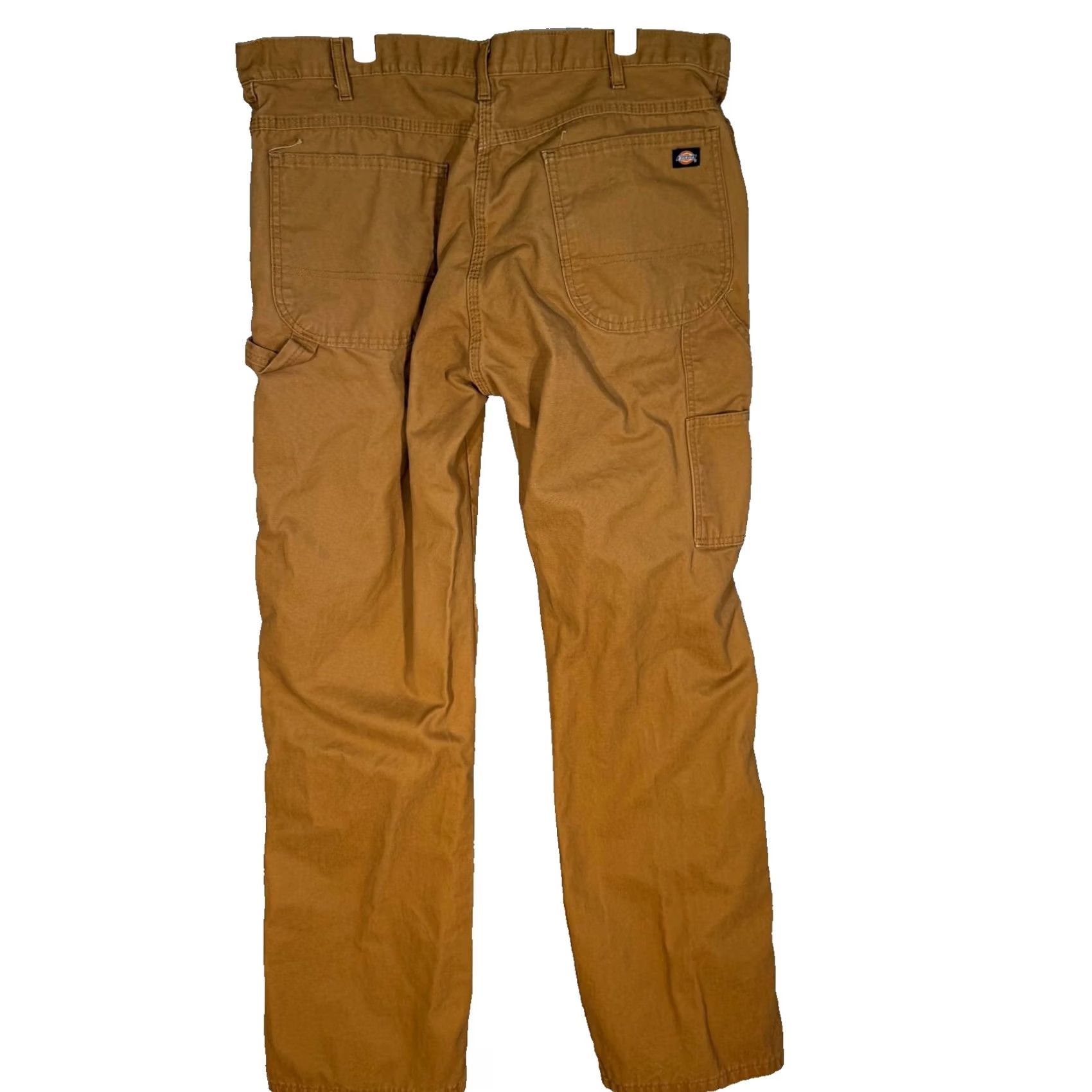 Dickies Dickies Carpenter Jeans Men 36 x 32 Brown Cotton Relaxed Fit Straight Leg Jeans Size US 36 / EU 52 - 2 Thumbnail