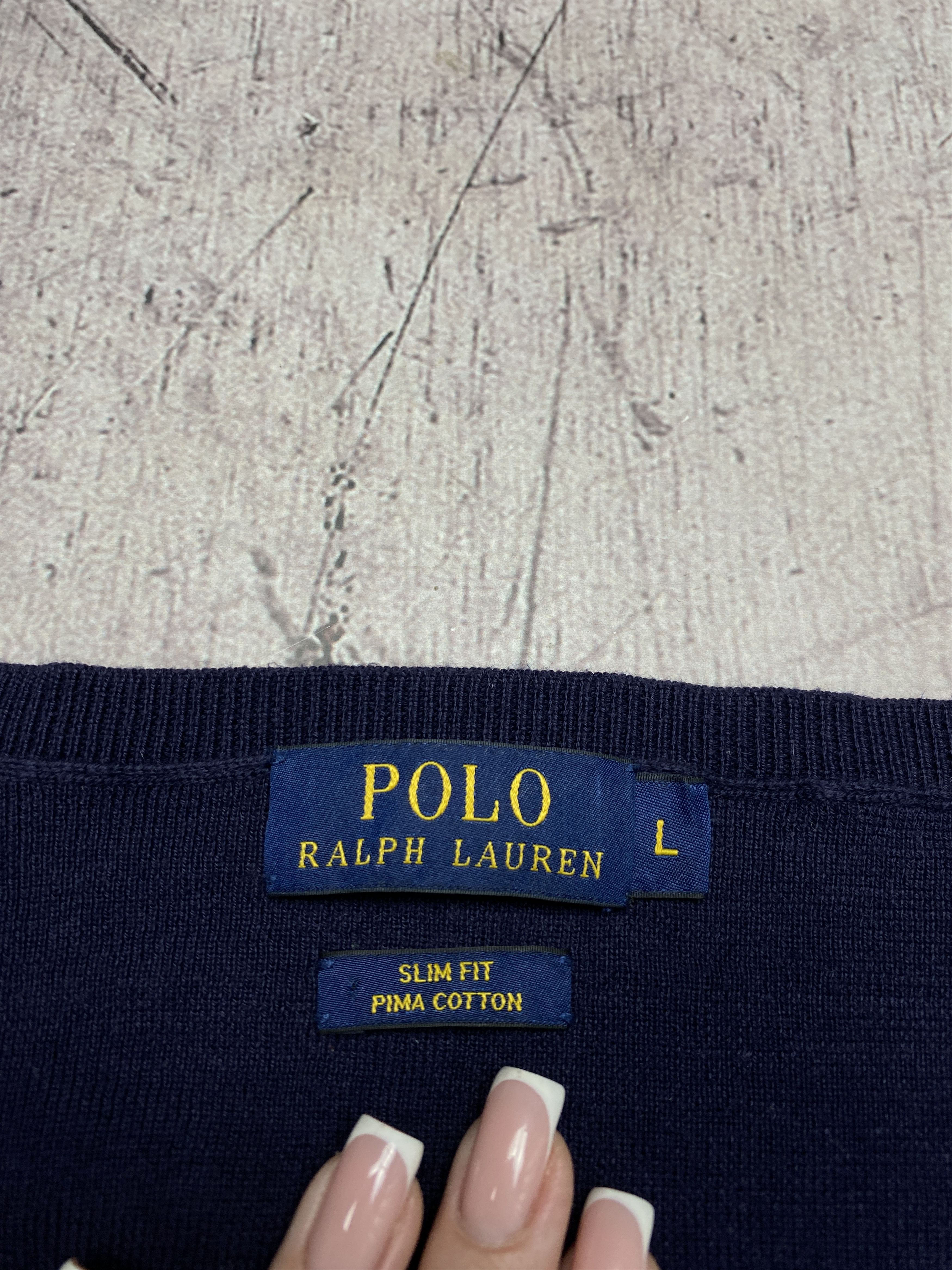Polo Ralph Lauren Polo Ralph Lauren Mens V-Neck Sweater Size US L / EU 52-54 / 3 - 4 Thumbnail
