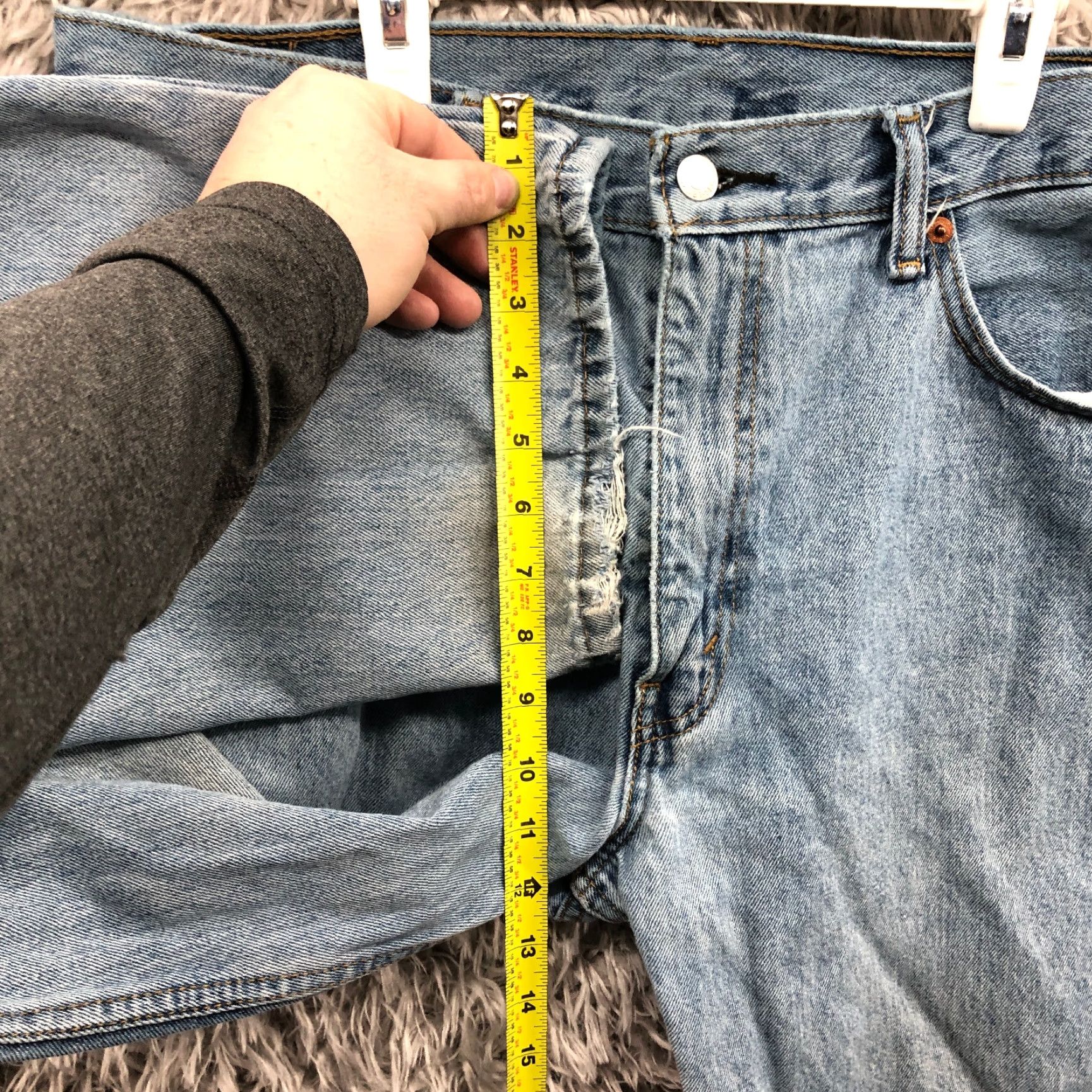Levi's Levi's 550 Jeans 36x30 Mens Mid Rise Straight Leg Dark Wash Blue Denim Mens Jeans Straight Leg Levi's 550 36x30 Dark Wash Blue Denim Vintage? No Size US 36 / EU 52 - 4 Thumbnail