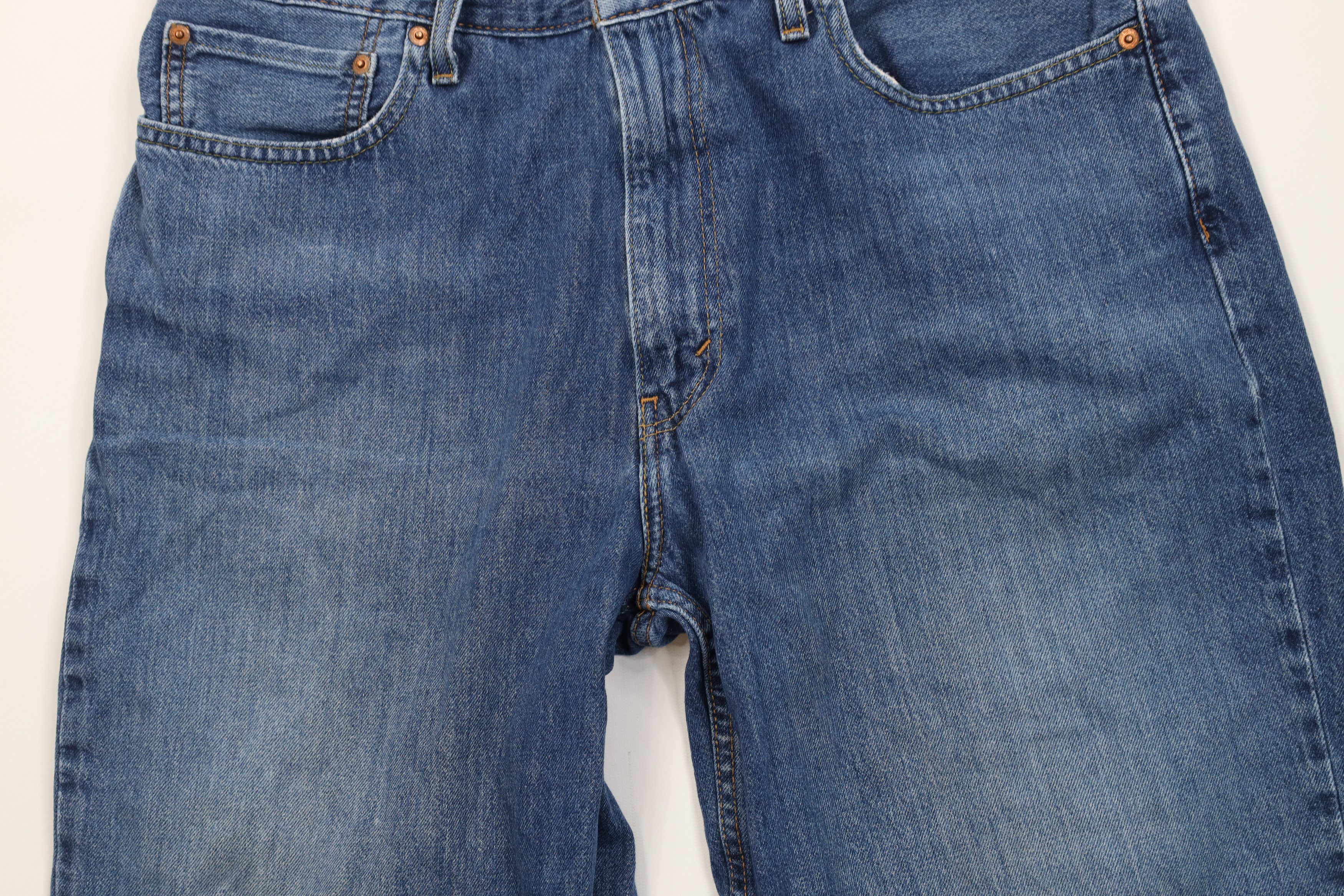 Levi's Vintage Y2K Levi 469 Loose Fit Baggy Denim Jean Shorts Size US 36 / EU 52 - 3 Thumbnail