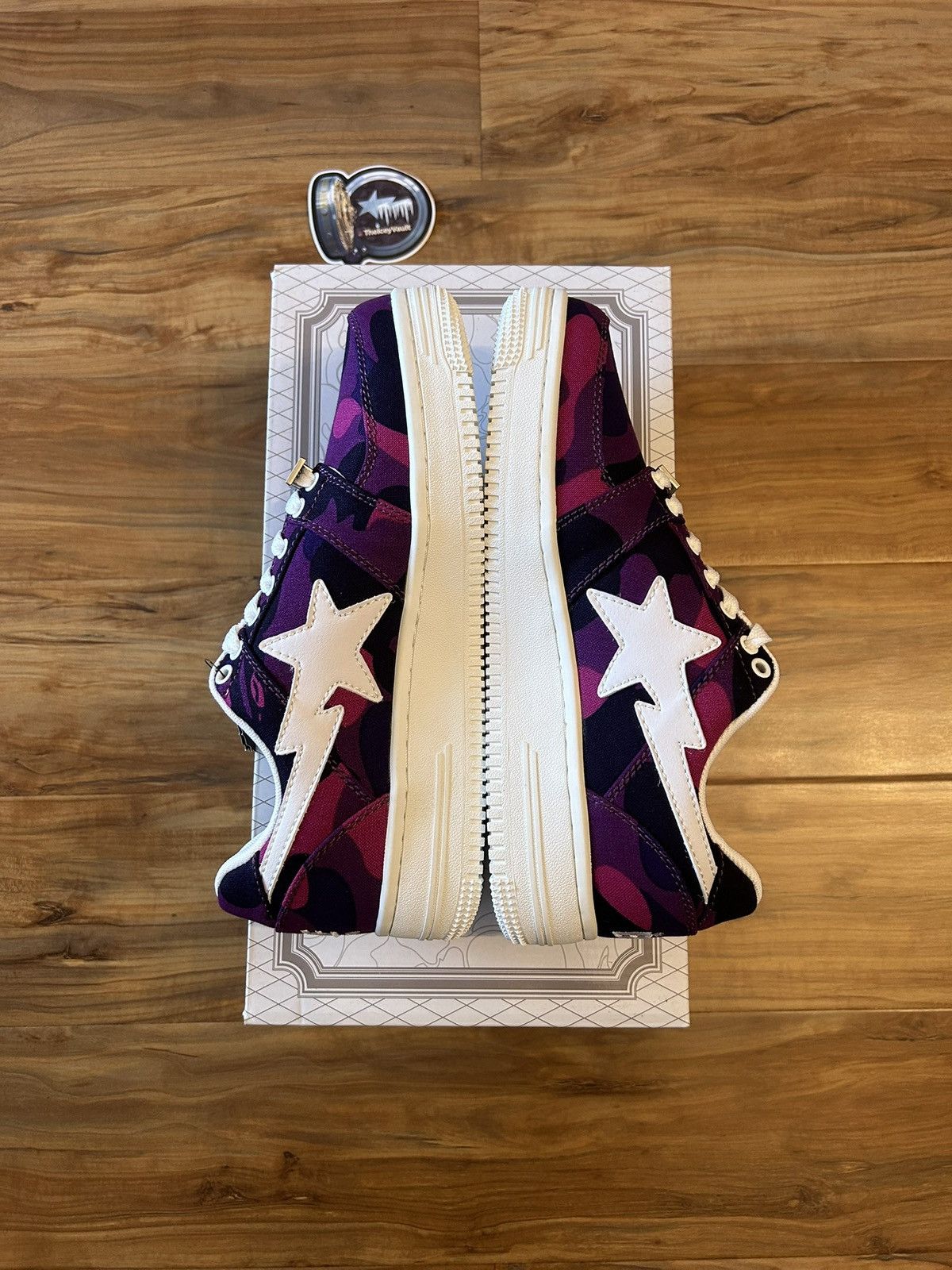 Bape NEW Bape Purple Color Camo Bapestas Size US 8 / EU 41 - 3 Thumbnail