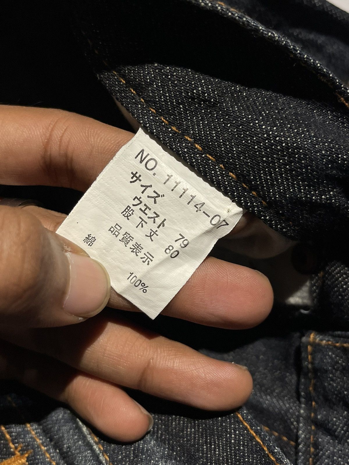 Japanese Brand × Vintage Vintage Nylaus Distressed Denim Lightning Flare Jeans Size US 30 / EU 46 - 11 Thumbnail