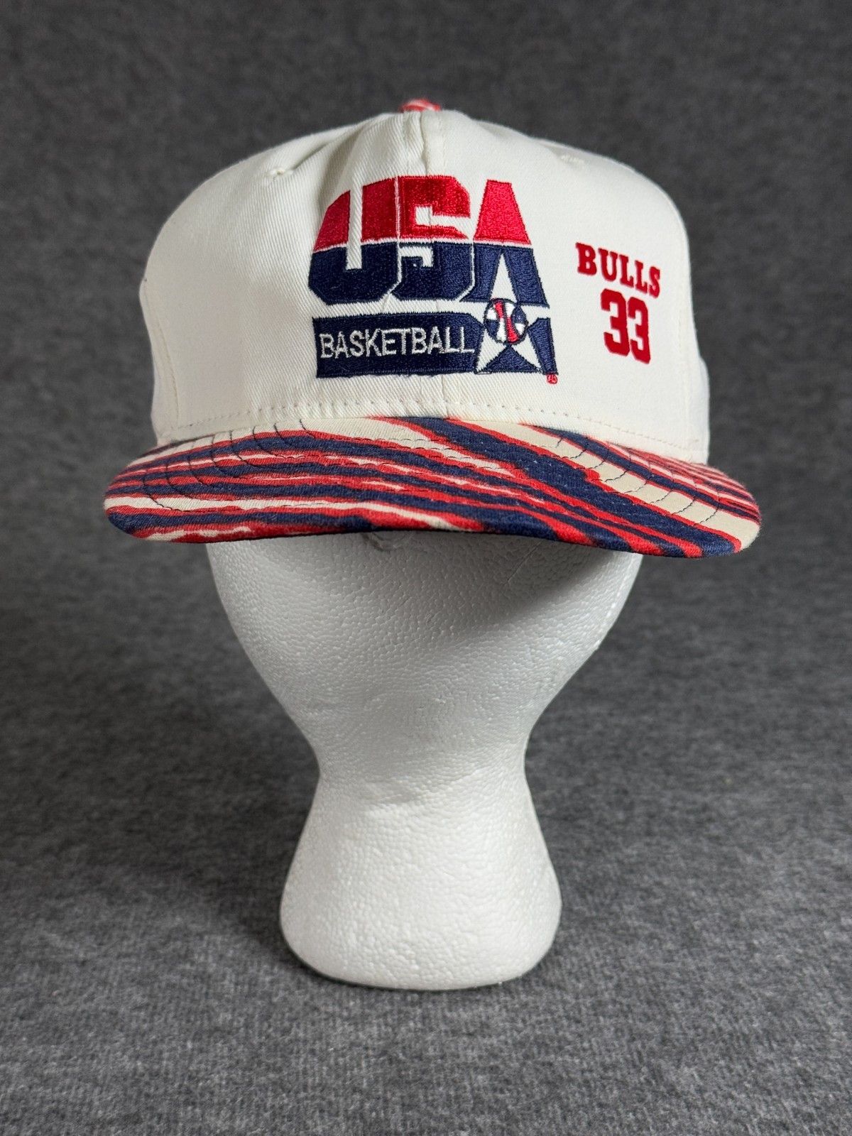 NBA Vintage USA Dream Team Scottie Pippen Snapback Hat Rare Size ONE SIZE - 11 Thumbnail