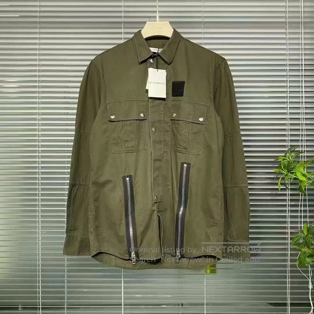 Givenchy givenchy zip detail shirt jacket. Size US M / EU 48-50 / 2 - 1 Thumbnail