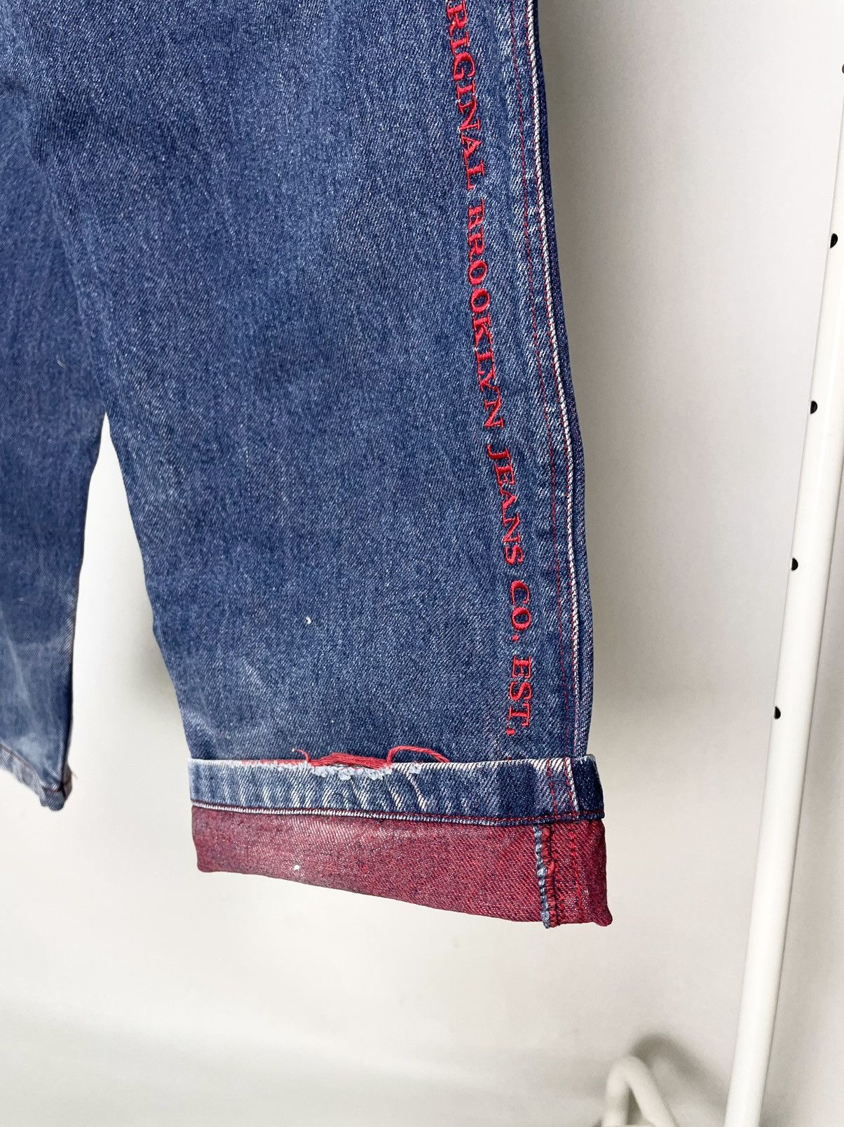 Karl Kani Karl Kani Vintage 90’s 👺 Embroidered Hip Hop Jeans like Fubu Size US 28 / EU 44 - 2 Thumbnail