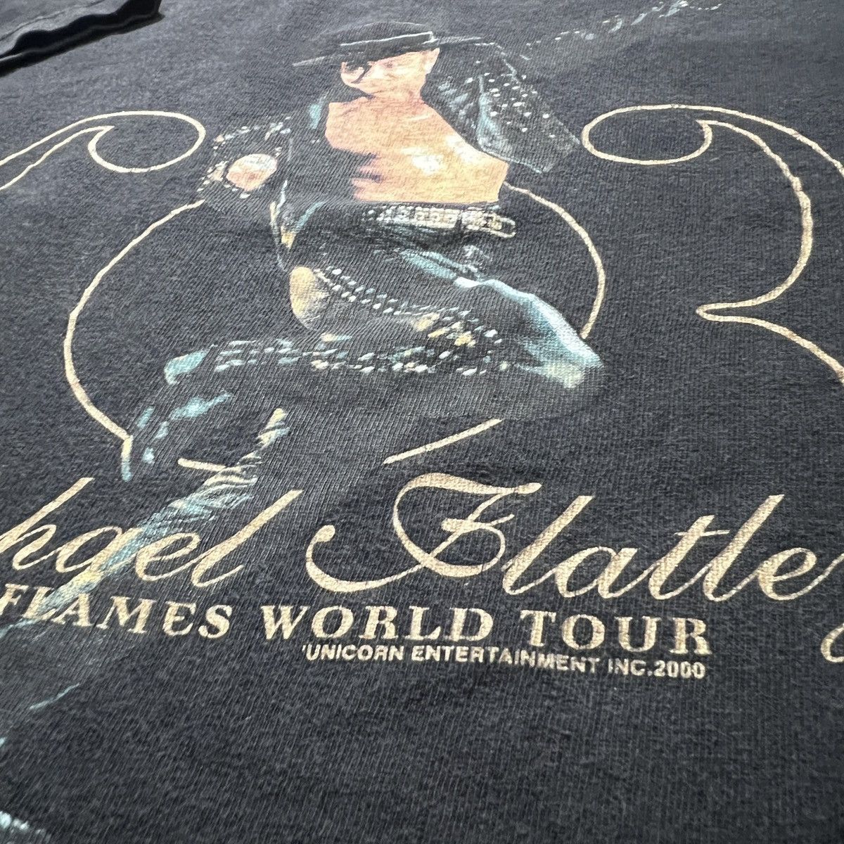 Vintage Vintage Michael Flatley Feet Of Flames World Tour Size US L / EU 52-54 / 3 - 3 Thumbnail