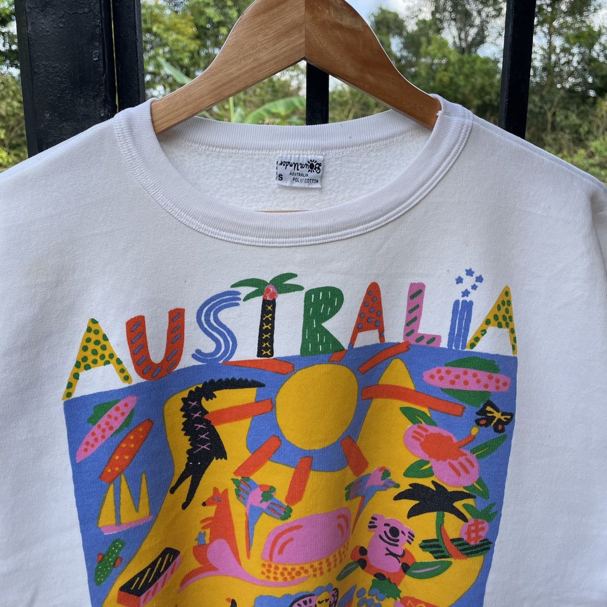 Vintage 🔥Vintage 90s Ken Done Australian Pop Art Boxy Sweatshirts Size US S / EU 44-46 / 1 - 5 Thumbnail