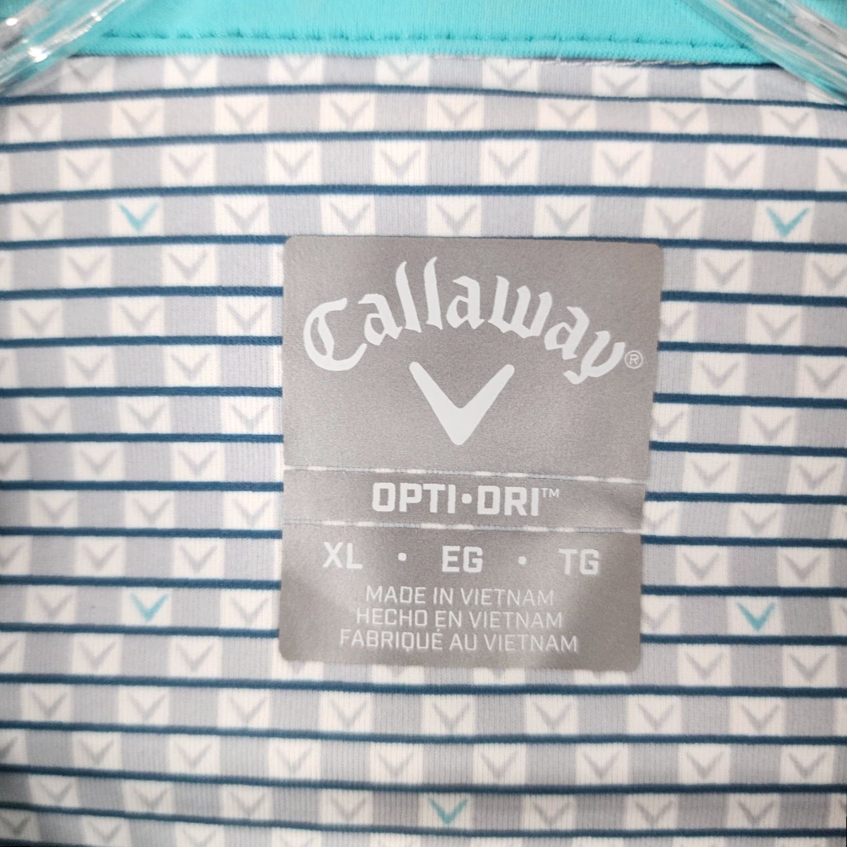 Callaway Callaway Golf Polo Shirt Opti-Dri Short Sleeve XL Gray Mens Size US XL / EU 56 / 4 - 4 Thumbnail