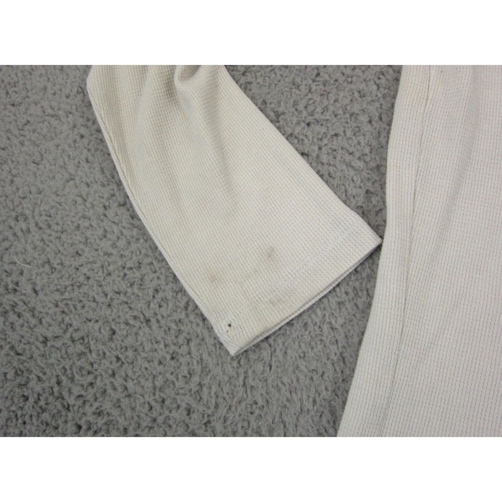Fox Racing Fox Racing Shirt Adult Medium Creme MX34 Extreme Slim Fit Thermal Waffle Mens Logo Long Sleeve Crew Neck Beige 90s Biker Sports Size US M / EU 48-50 / 2 - 5 Thumbnail