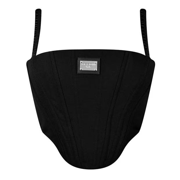 Dolce & Gabbana o1g2r1mq1024 Jersey Top With Dandg Tag in Nero Size S / US 4 / IT 40 - 1 Thumbnail