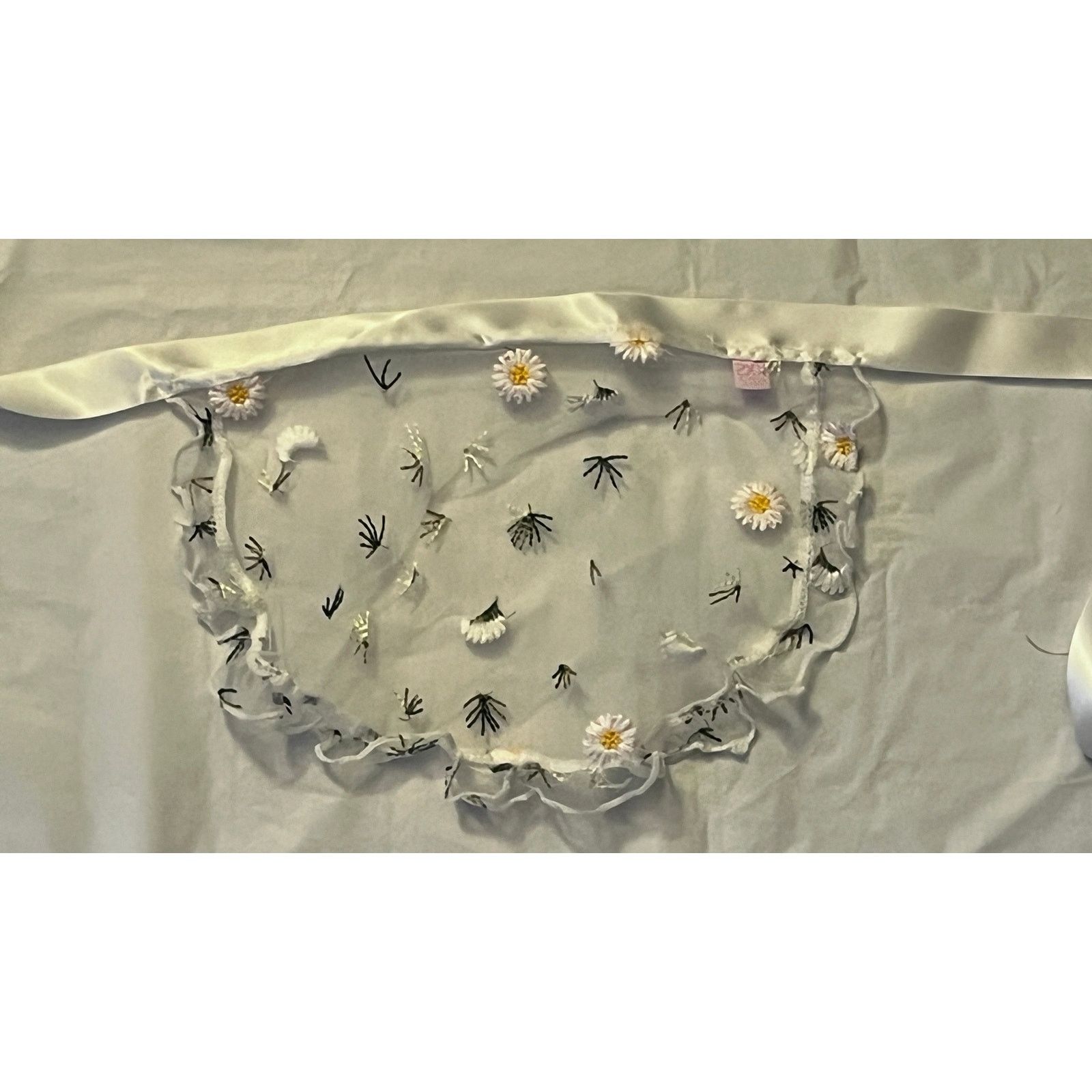 Dolls Kill Dolls kill Sugar Thrillz Daisy Embroidered Mesh Lingerie Set Size ONE SIZE - 3 Thumbnail