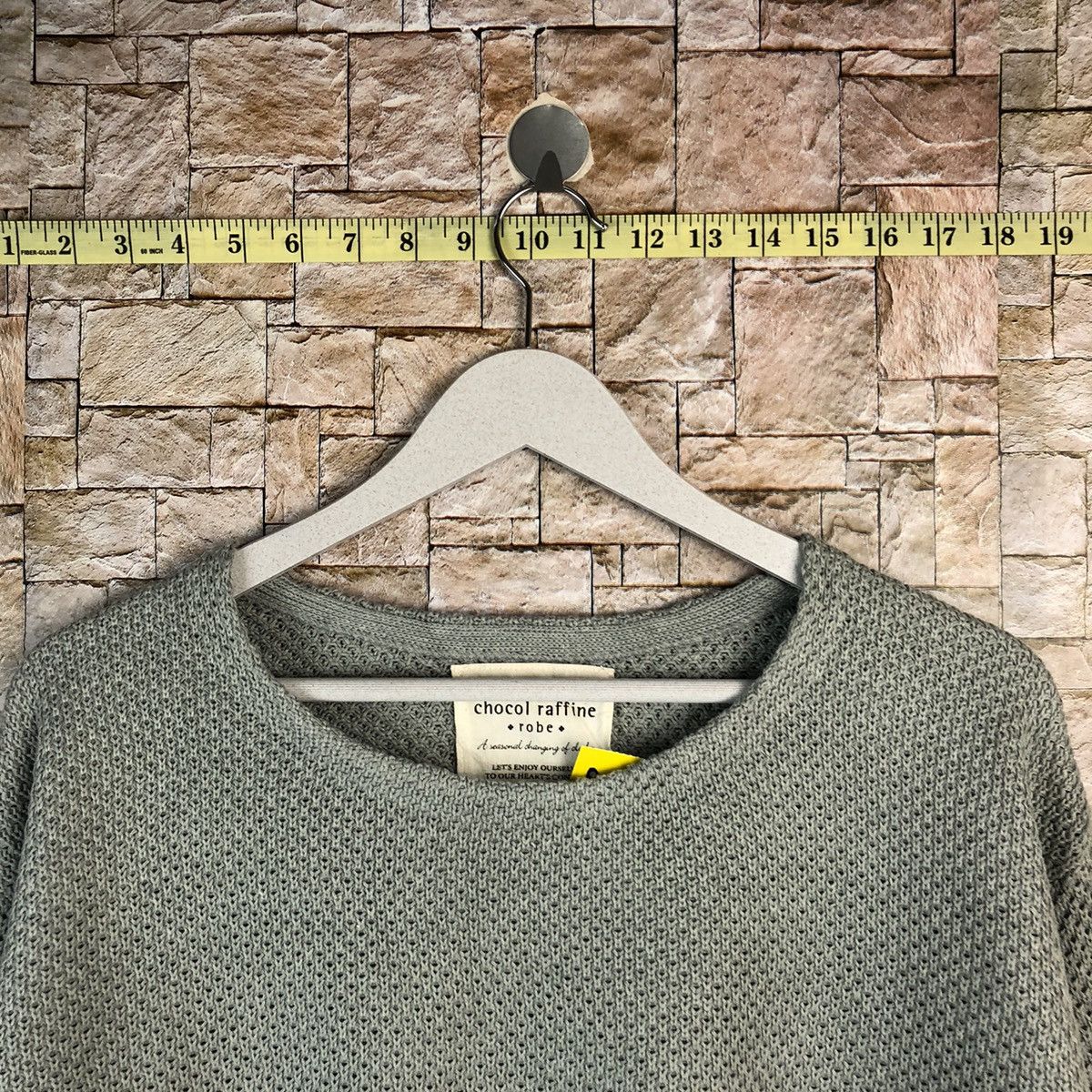 Homespun Knitwear × Japanese Brand Choco Raffine Grey Knitwear #A1220 Size M / US 6-8 / IT 42-44 - 4 Thumbnail