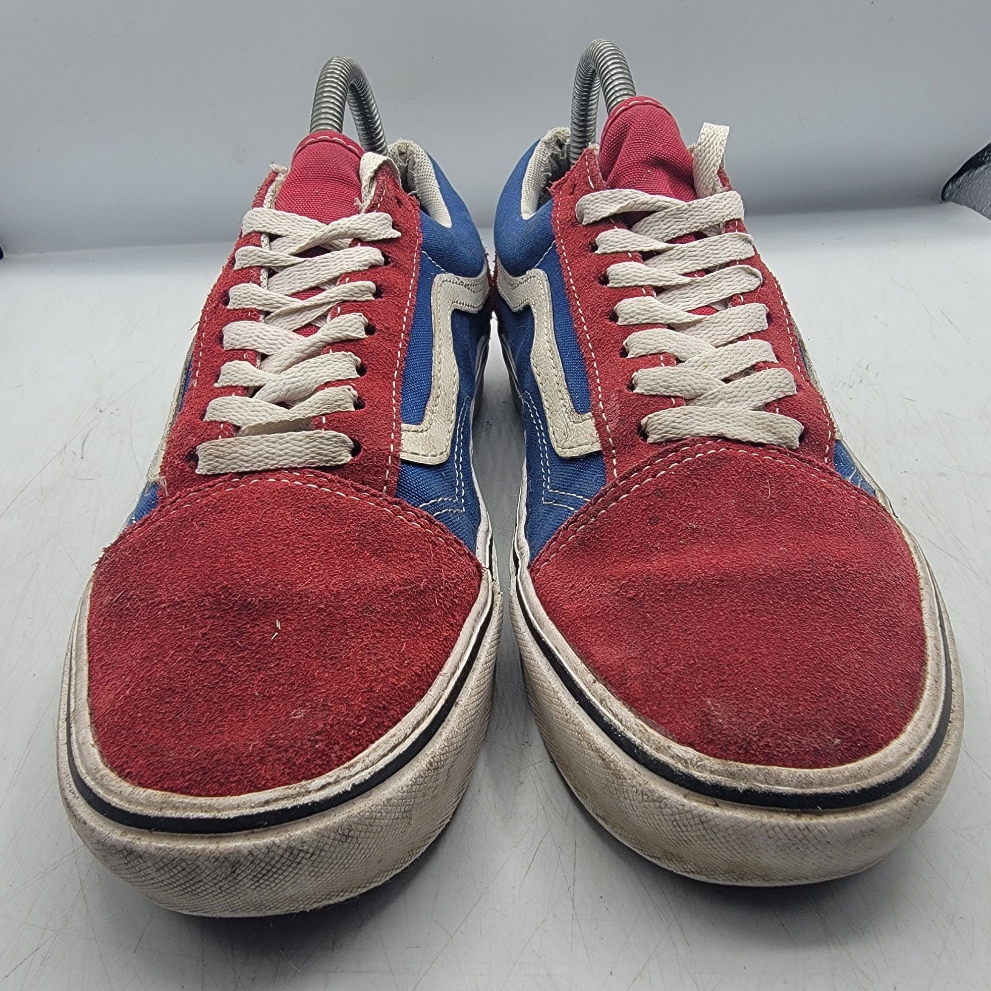 Vans Vans Old Skool Women 8.5 Red Blue White Sneaker Shoes Casual Size US 8.5 / IT 38.5 - 2 Thumbnail