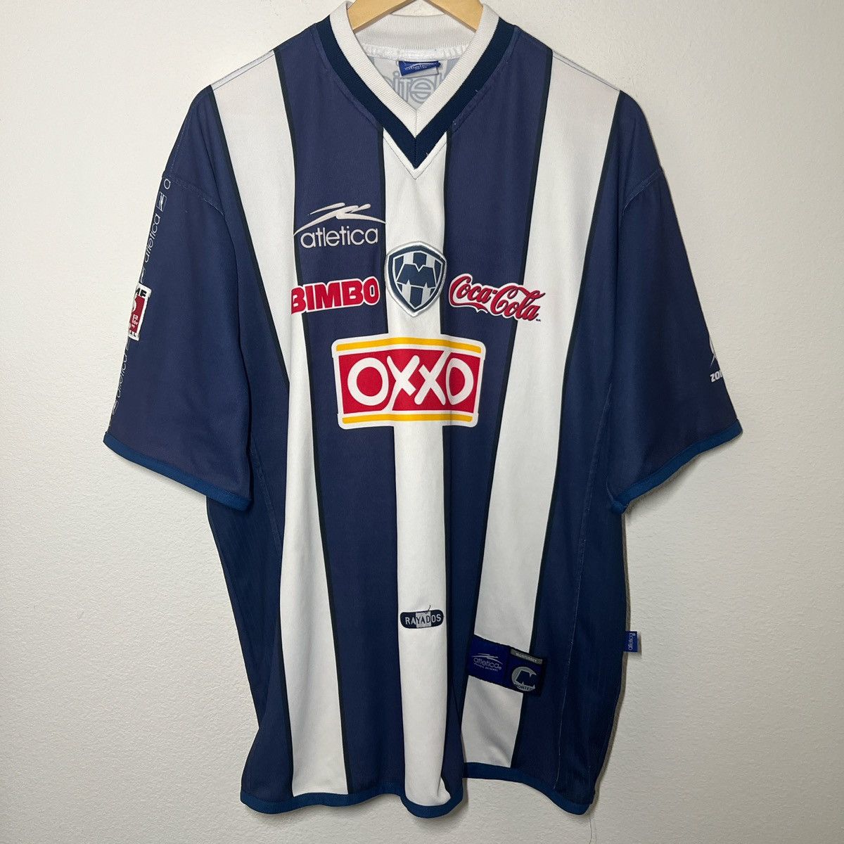 Atletica Monterrey 2000-2001 Home Jersey | Vintage Soccer Size US XL / EU 56 / 4 - 1 Thumbnail
