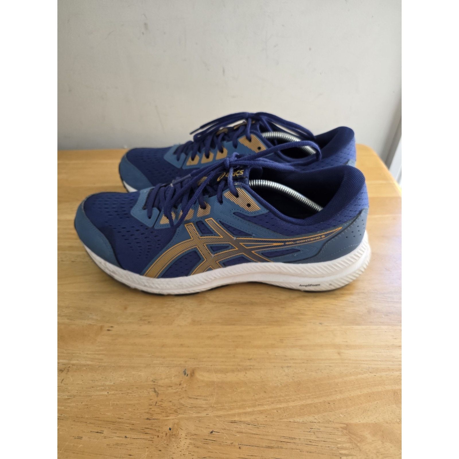 Asics Asics Mens Gel Contend 8 1011B492 Blue Running Size 13 Size US 12 / EU 45 - 1 Thumbnail