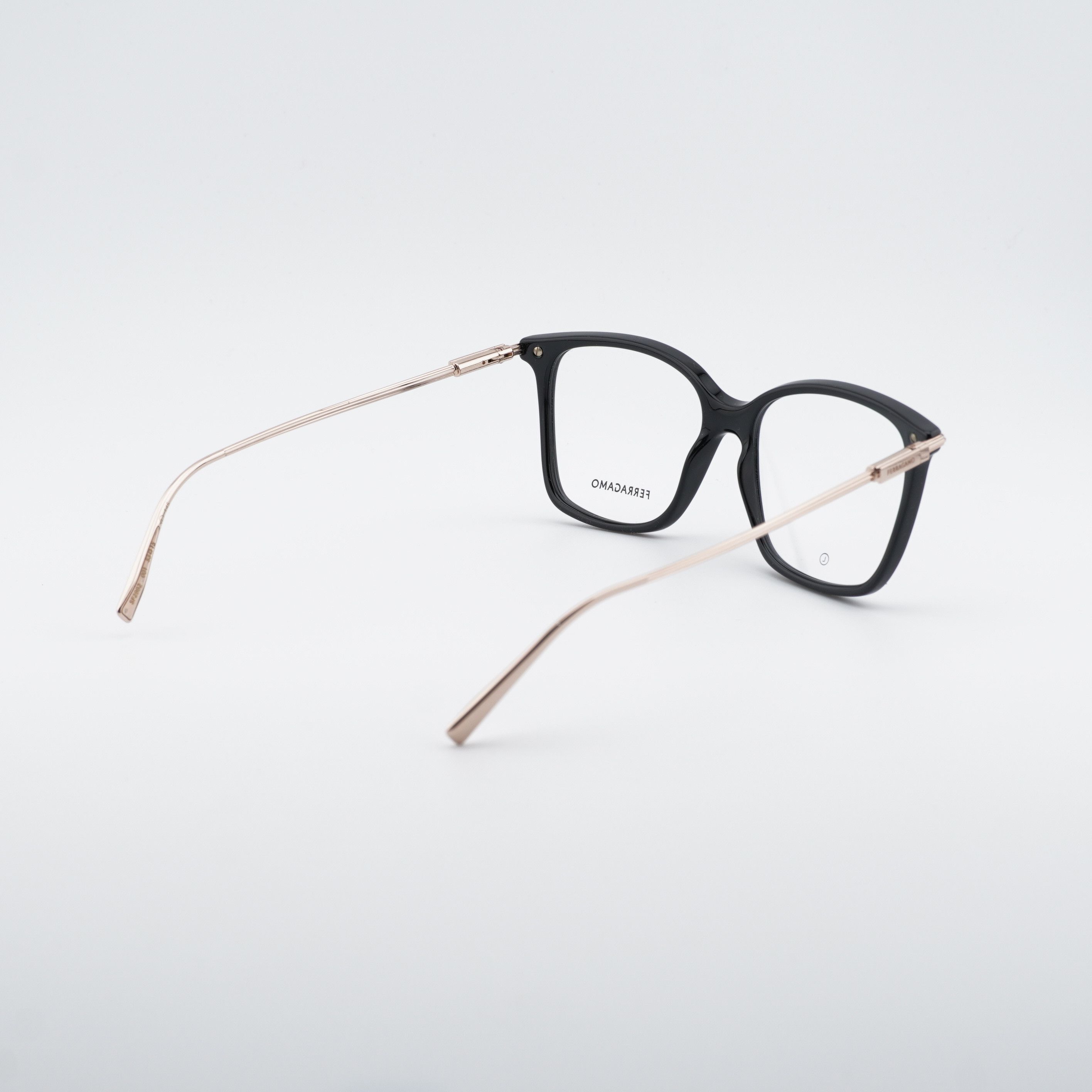 Salvatore Ferragamo Salvatore Ferragamo SF2992 001 Eyeglasses Black 53mm Square Size ONE SIZE - 4 Thumbnail