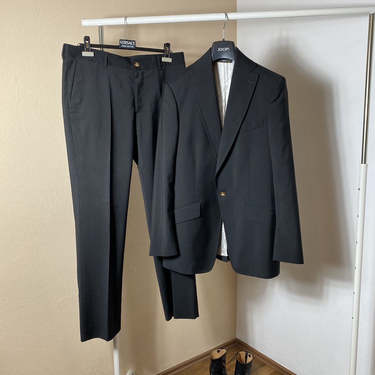 Vivienne Westwood Avant-Garde Suit Vivienne Westwood Black Size 52L - 1 Thumbnail