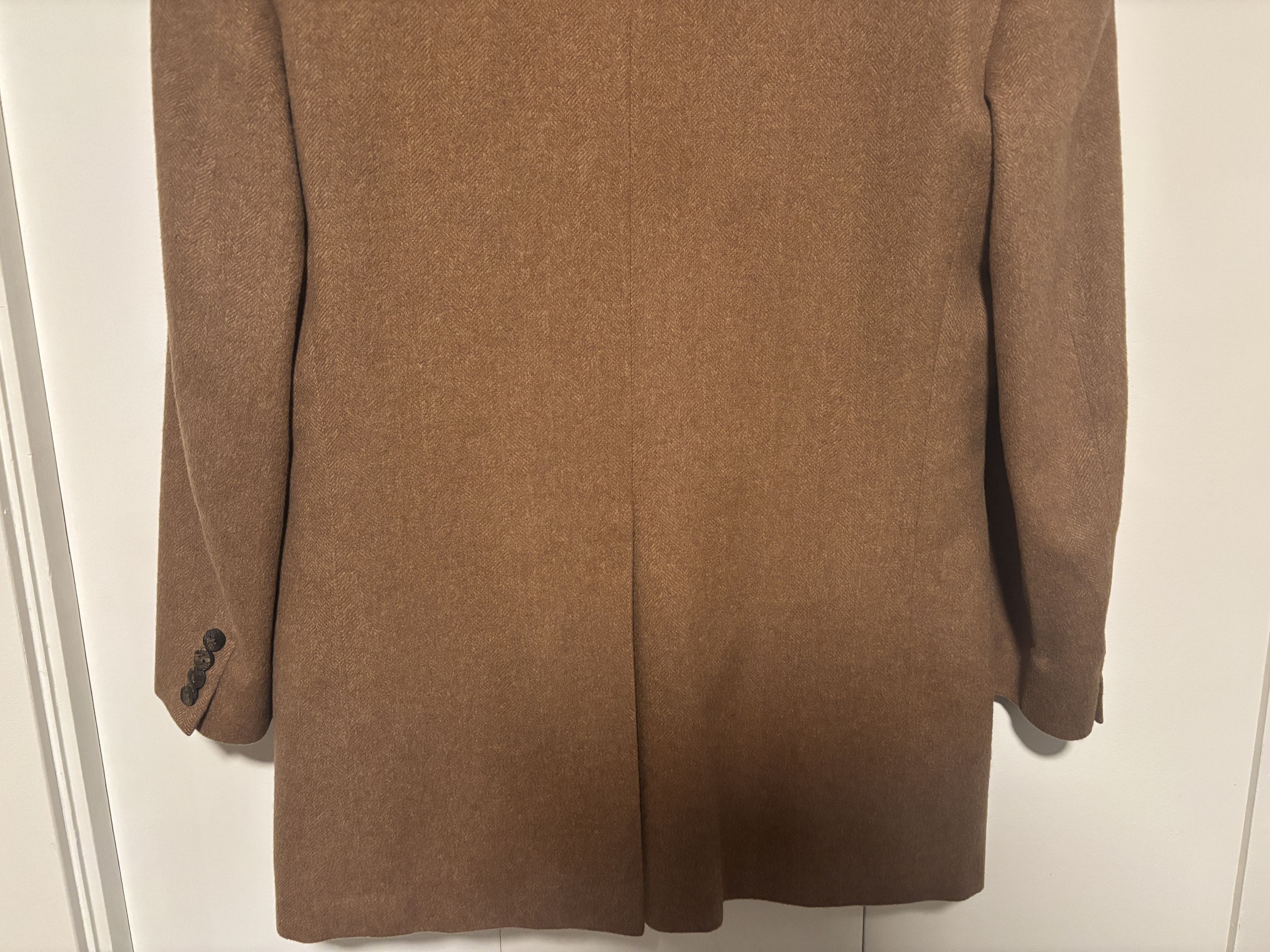 Oxxford Clothes $2000 Camelhair Herringbone Sport Coat / Blazer - 42 Size 42R - 7 Thumbnail