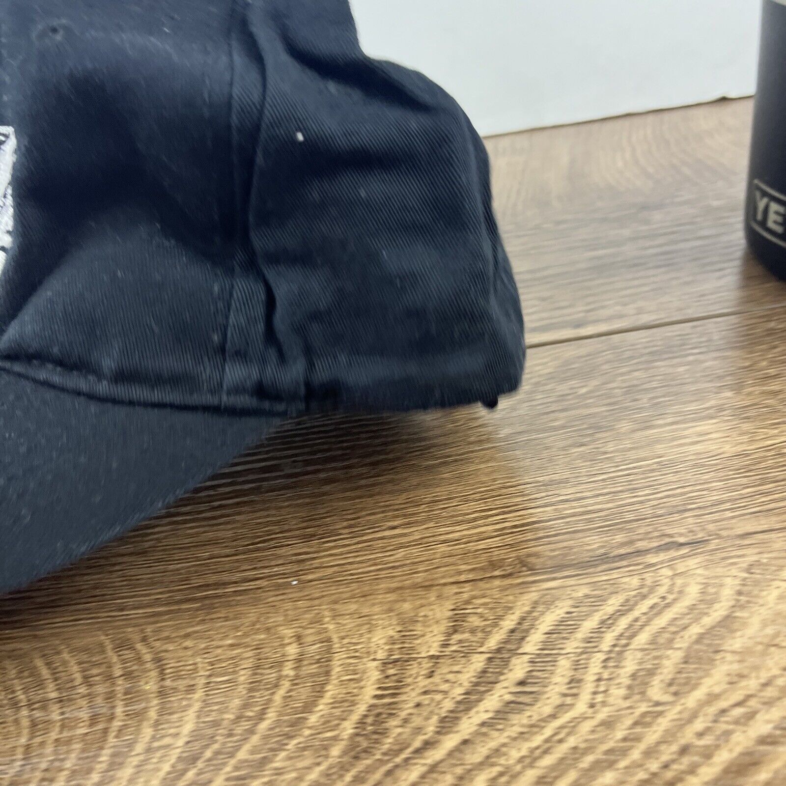 Other OUTM Hat OUTM Black Hat Adjustable Adult Size Hat Black Cap Size ONE SIZE - 7 Thumbnail