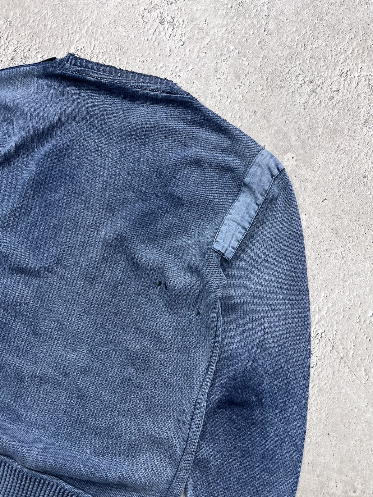 Emporio Armani × Vintage EMPORIO ARMANI 90s Slimfit Ribbed Knitted Sweater y2k Size US XL / EU 56 / 4 - 10 Thumbnail