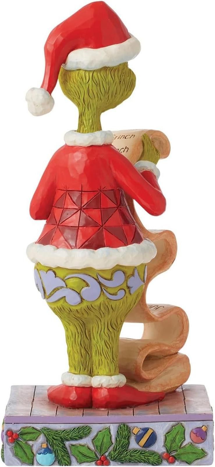 Designer Dr. Seuss Grinch Santa Grinch Holding Naughty or Nice List Size ONE SIZE - 3 Thumbnail