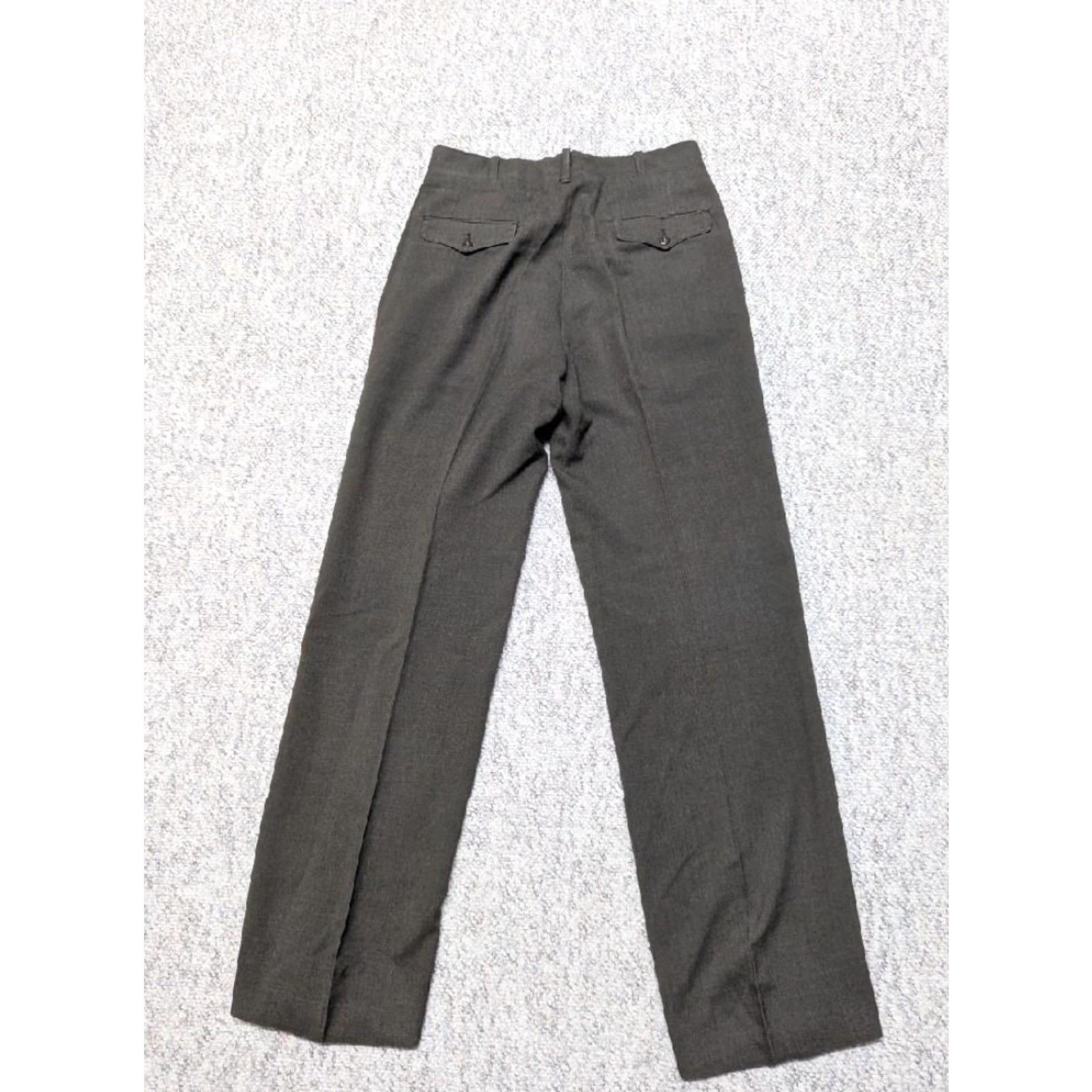 Vintage VINTAGE USMC Wool Pants 32x34 Green Military Mens Pants 1970s Vietnam US Army Size US 32 / EU 48 - 7 Thumbnail
