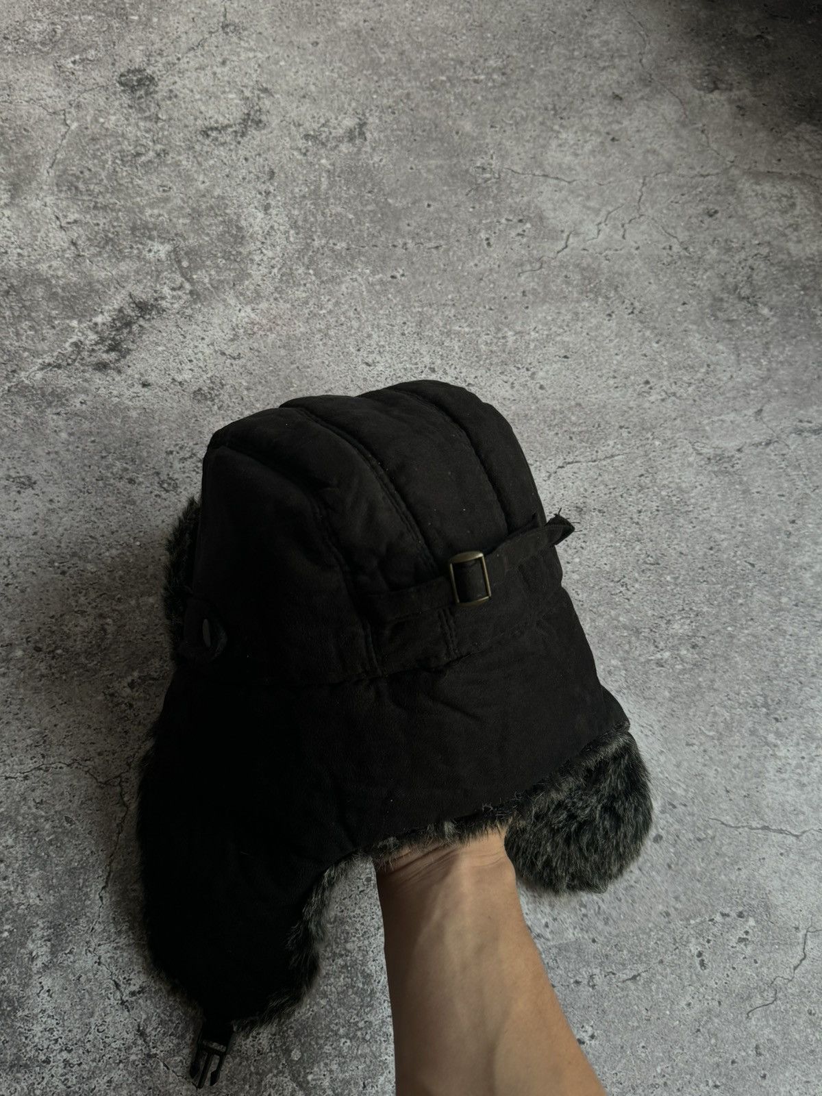 Japanese Brand × Vintage Vintage Y2K fuzzy fur brown hat Japanese style Size ONE SIZE - 9 Thumbnail
