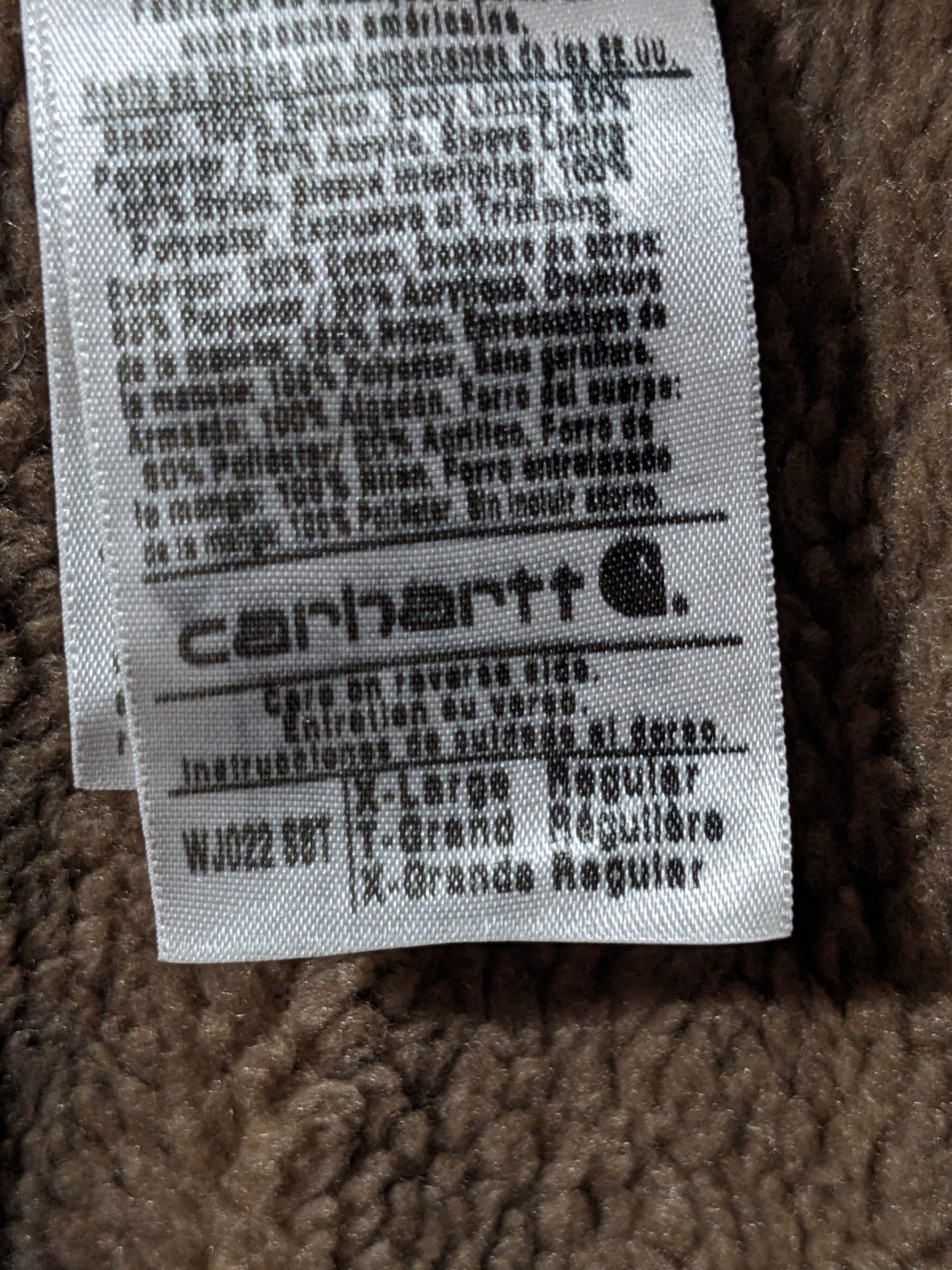 Carhartt × Vintage Vintage Carhartt Jacket Coat Sherpa Lined Size XL WJ022 SBT Size XL / US 12-14 / IT 48-50 - 3 Thumbnail