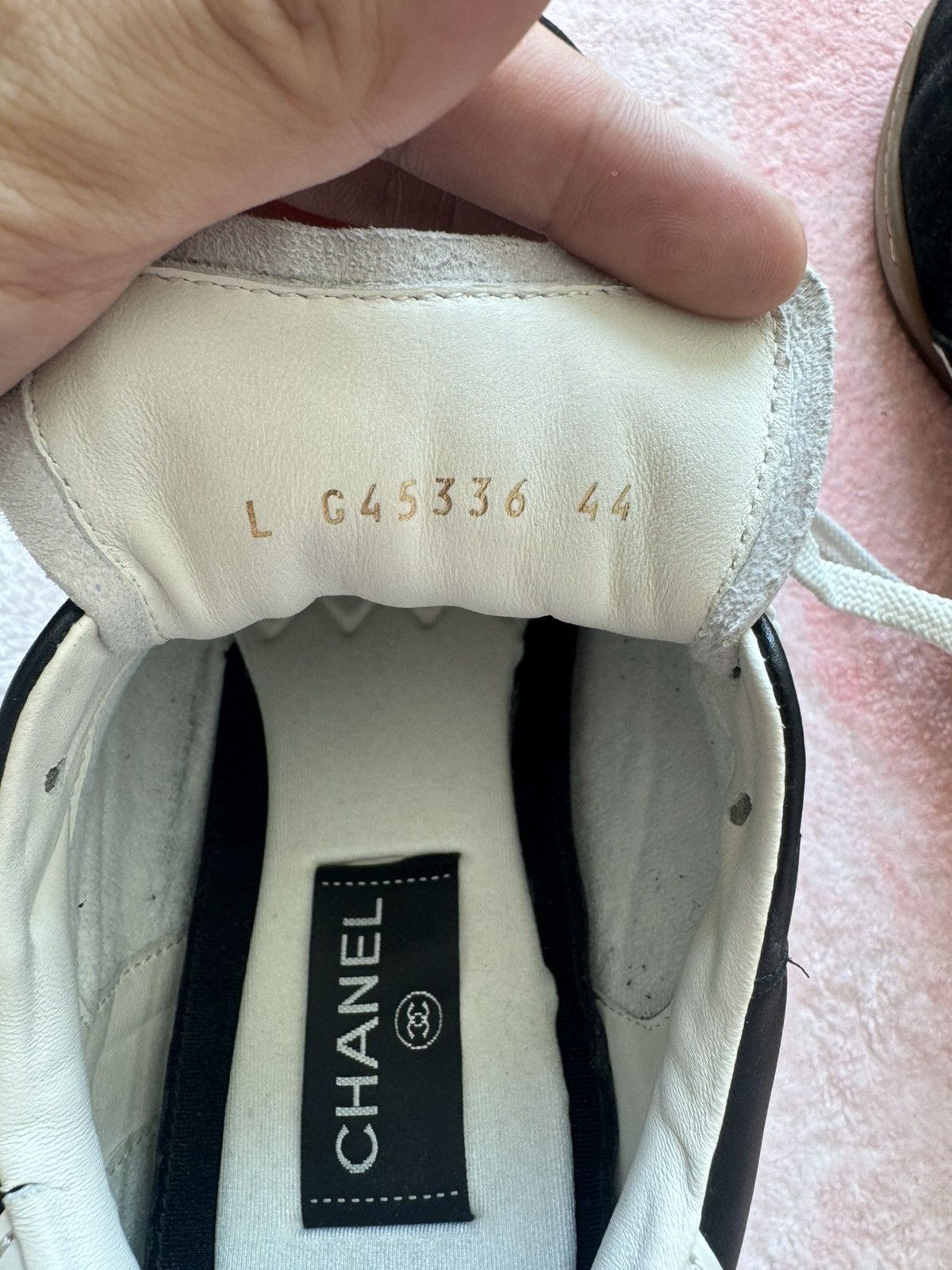 Chanel chanel Leather trainer shoes Size US 11 / EU 44 - 12 Thumbnail