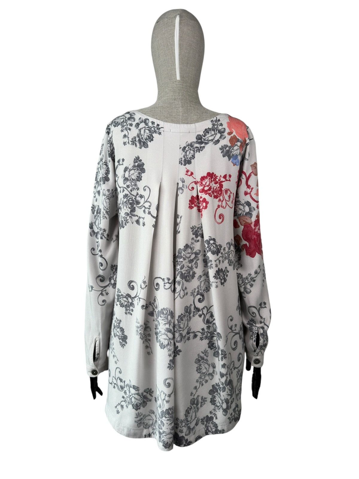 Other IVKO Floral Pattern Long Sleeve Tunic Blouse Size S / US 4 / IT 40 - 2 Thumbnail