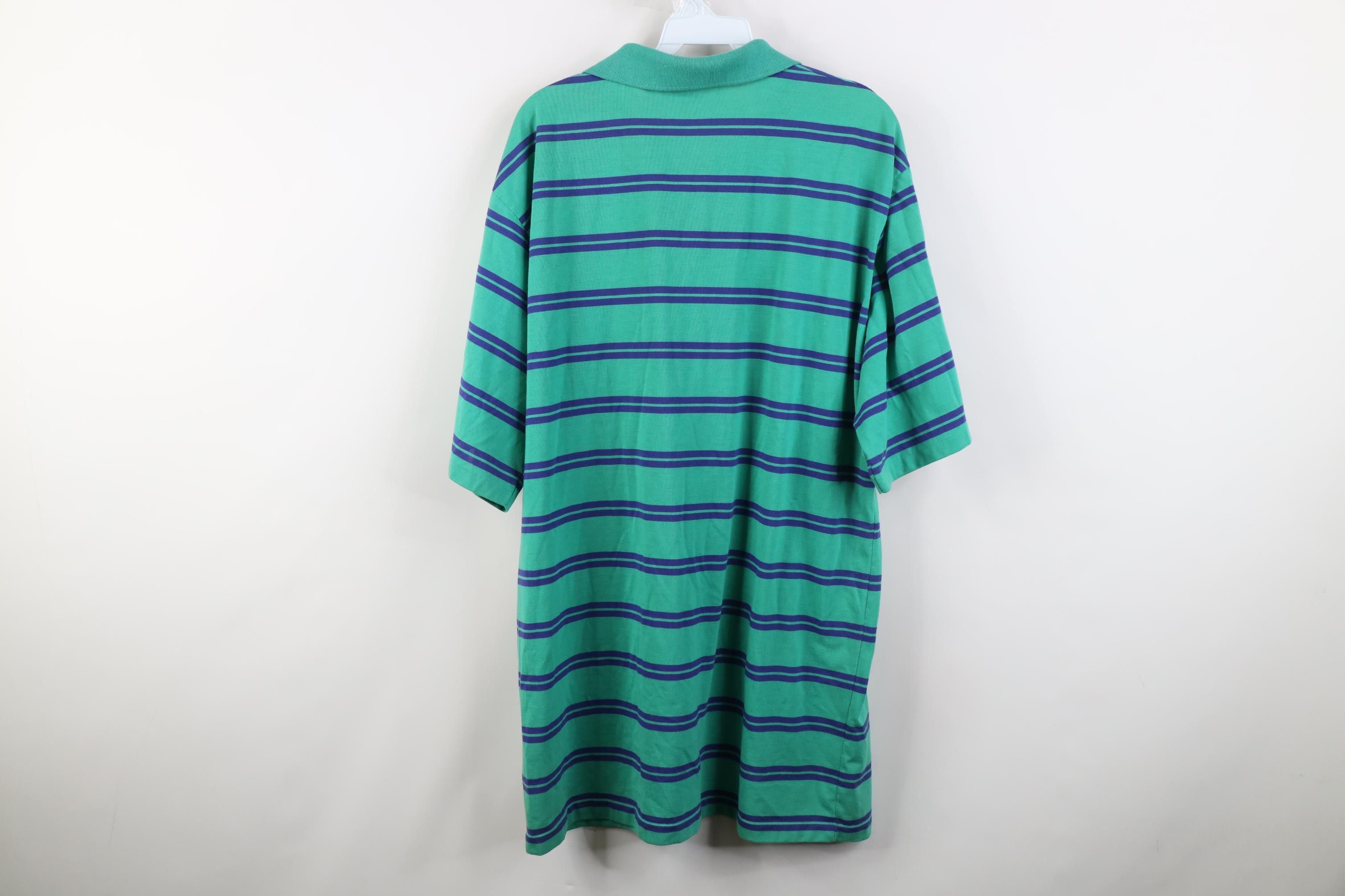Vintage Vintage 90s Streetwear Block Knit Golf Polo Shirt Pocket Size US XL / EU 56 / 4 - 11 Thumbnail