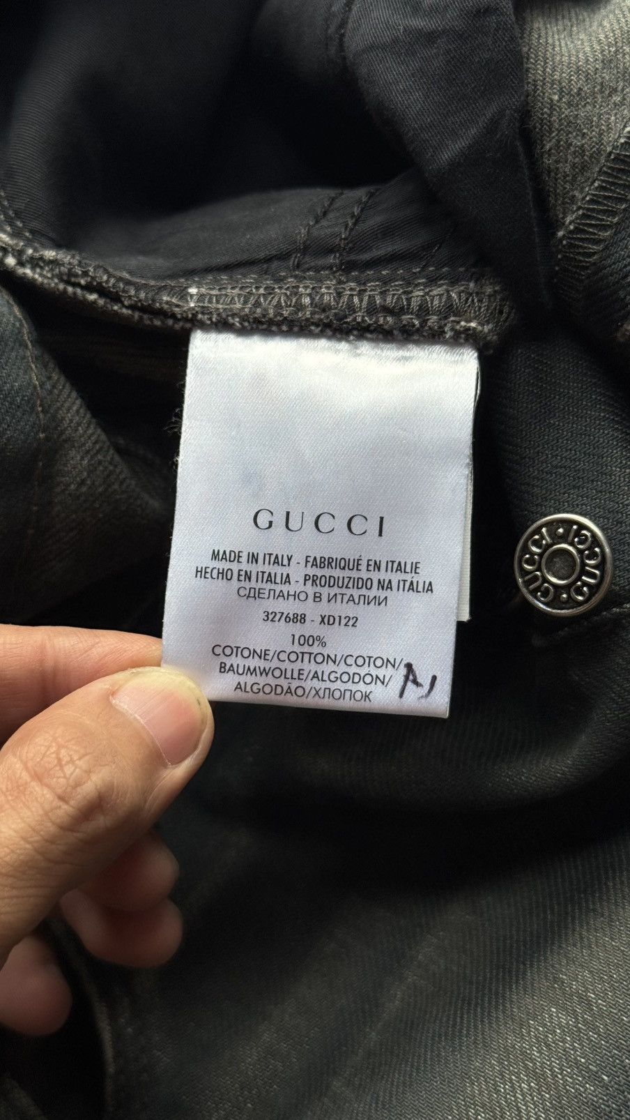 Gucci Gucci | Tomford | Horsebit | Vintage Wash Denim Size US 34 / EU 50 - 18 Thumbnail