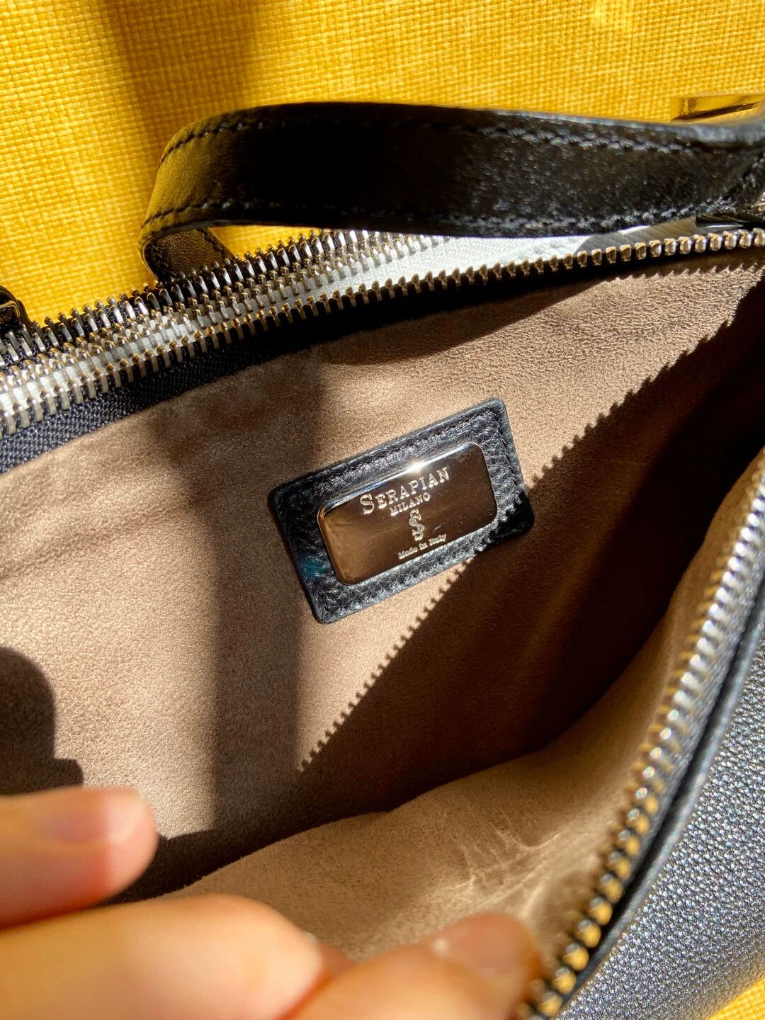 Serapian Milano Serapian 3-in-1 Leather Shoulder Bag / Clutch 95 New Size ONE SIZE - 4 Thumbnail