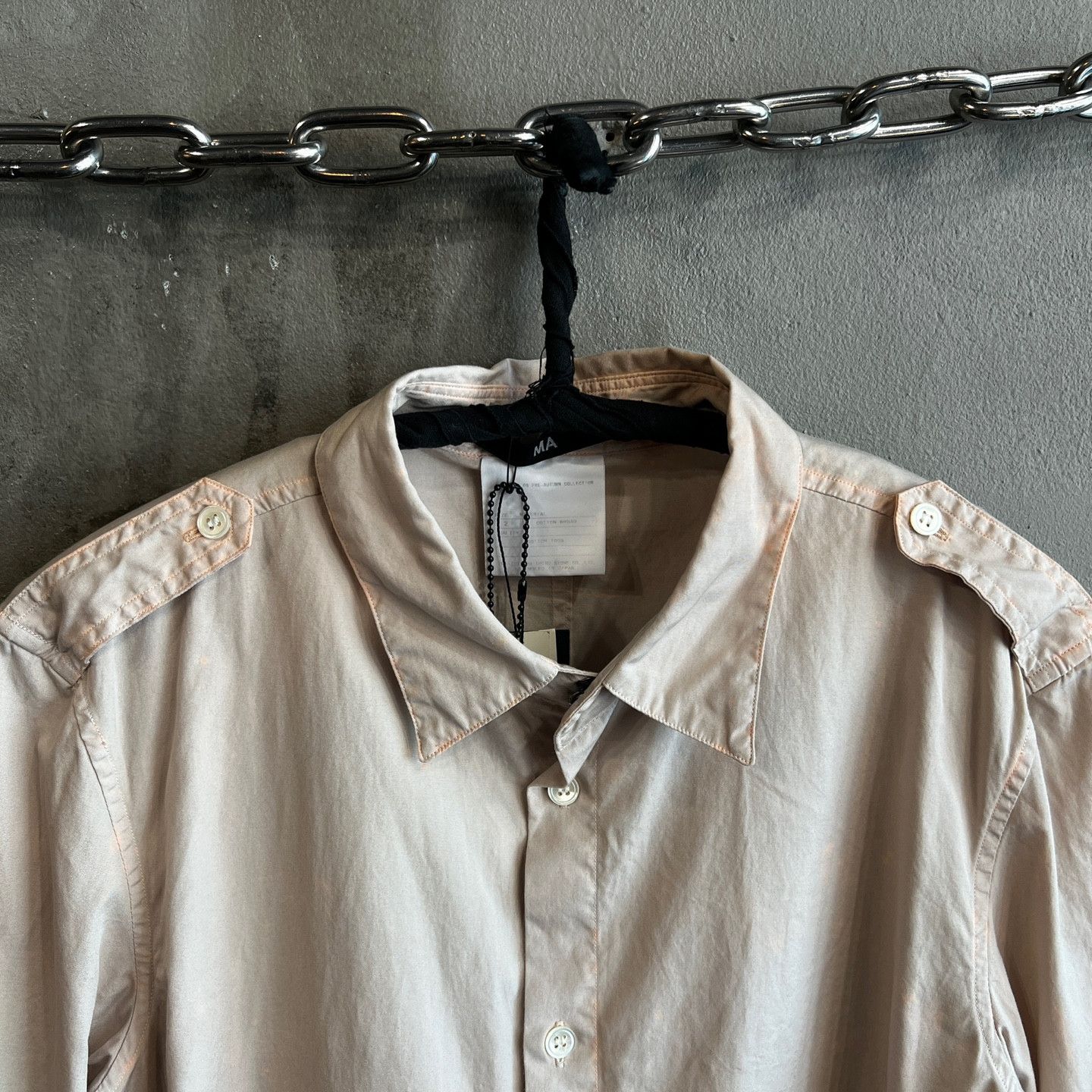 Julius MA JULIUS Stain-Processed Slim Shirt Size US M / EU 48-50 / 2 - 3 Thumbnail