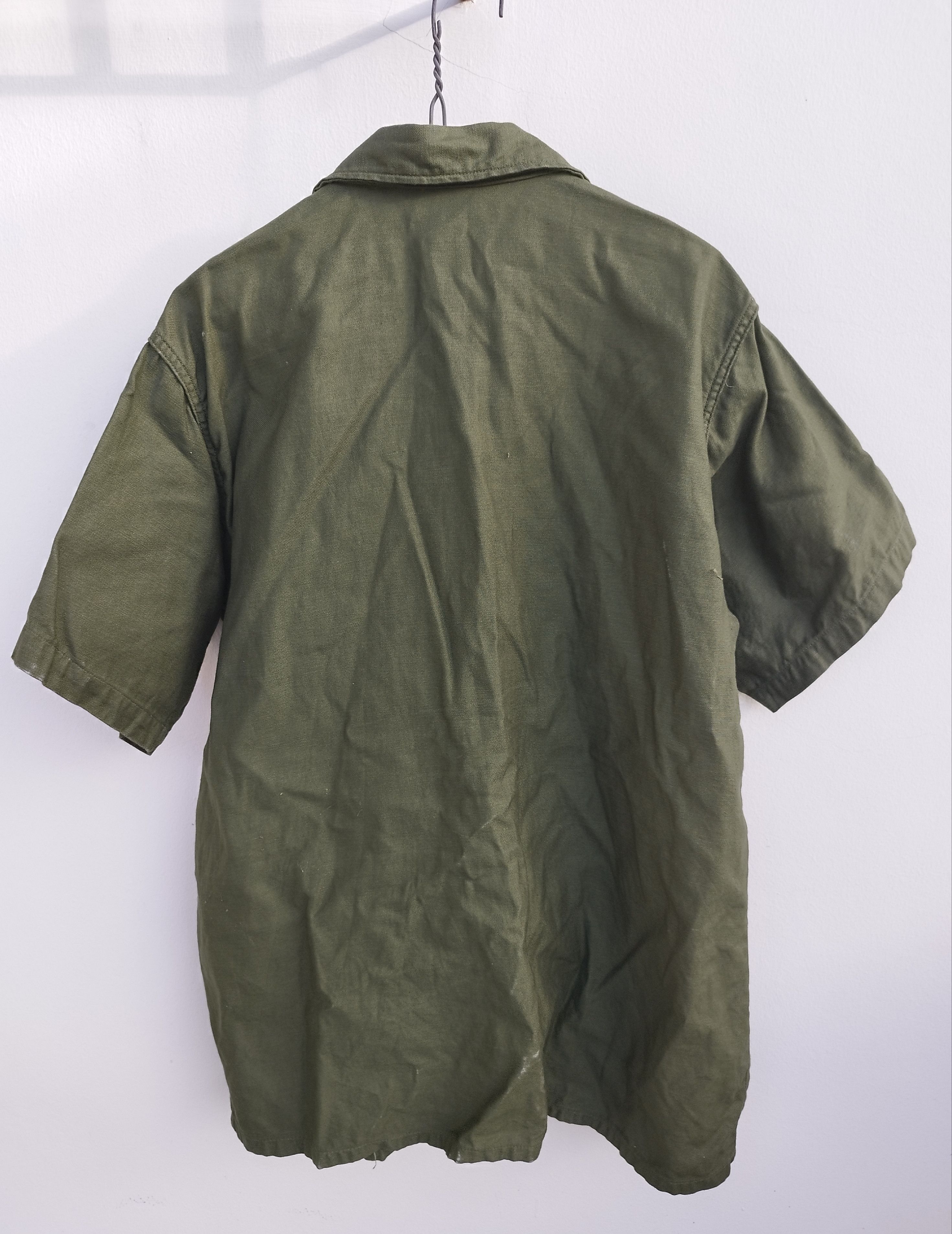 Vintage TRUE VINTAGE MILITARY SHIRT MANS COTTON OG 107 SHORT SLEEVE Size US L / EU 52-54 / 3 - 3 Thumbnail