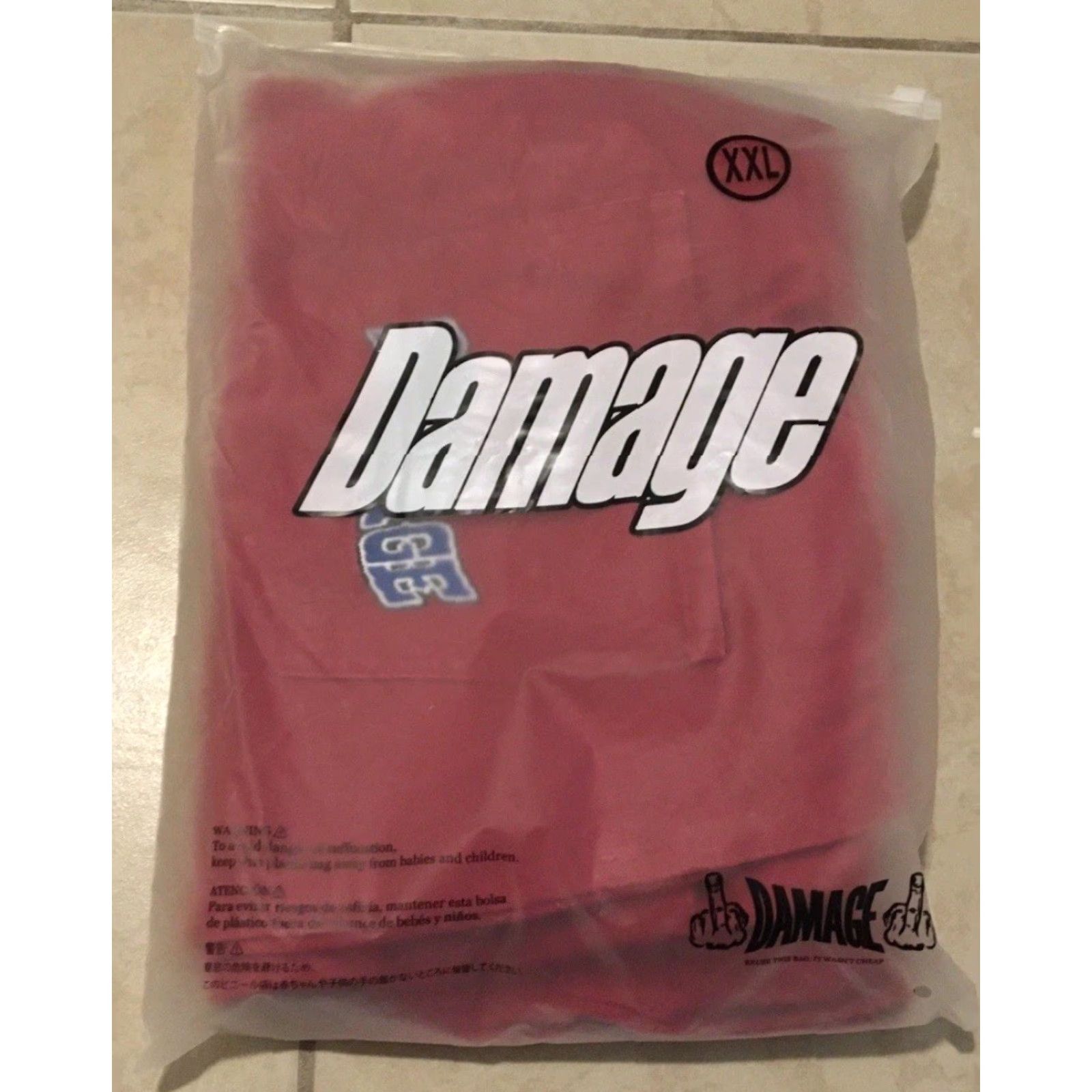 Vintage DAMAGE Baggy Double Knee Pants 2XL Red Polar Skate Co Carpenter Men Pants Vintage 90s Military Grunge Hip Hop Skate USA Big Boy MENS Size US 39 - 3 Thumbnail