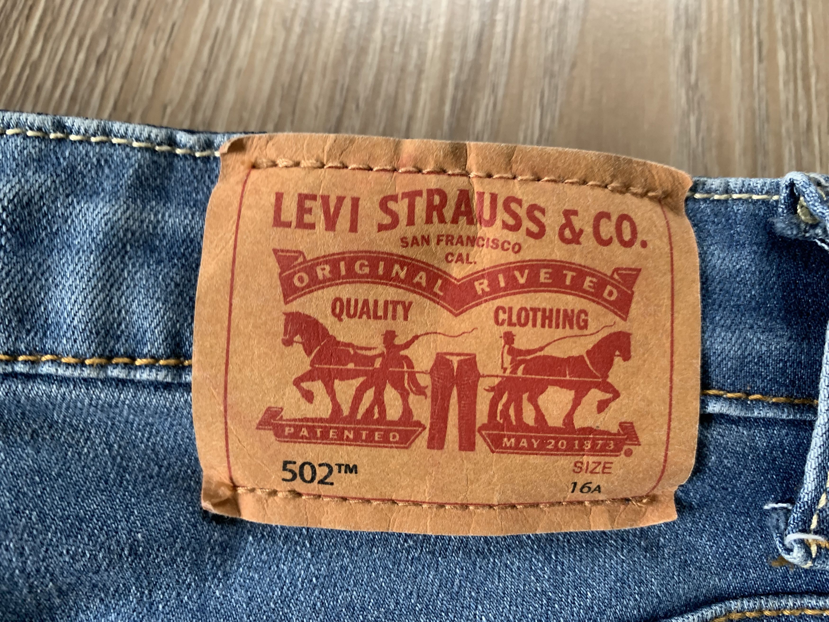 Levi's Levi's 502 Youth Denim Jeans Size US 27 - 6 Thumbnail